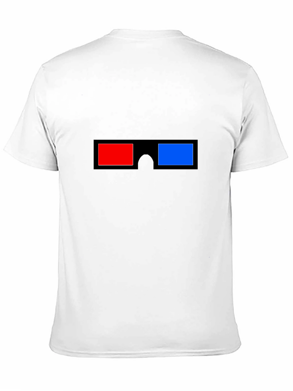 3D Glasses Graphic Tee - Anaglyph Vision Style T-Shirt