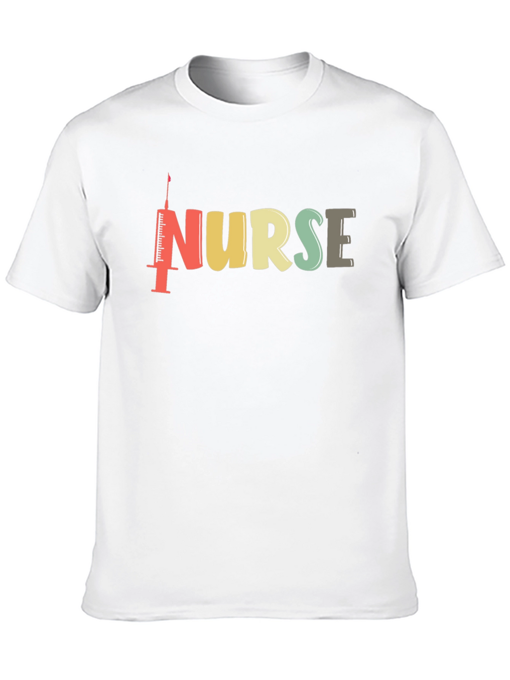 Nurse Syringe Graphic T-Shirt