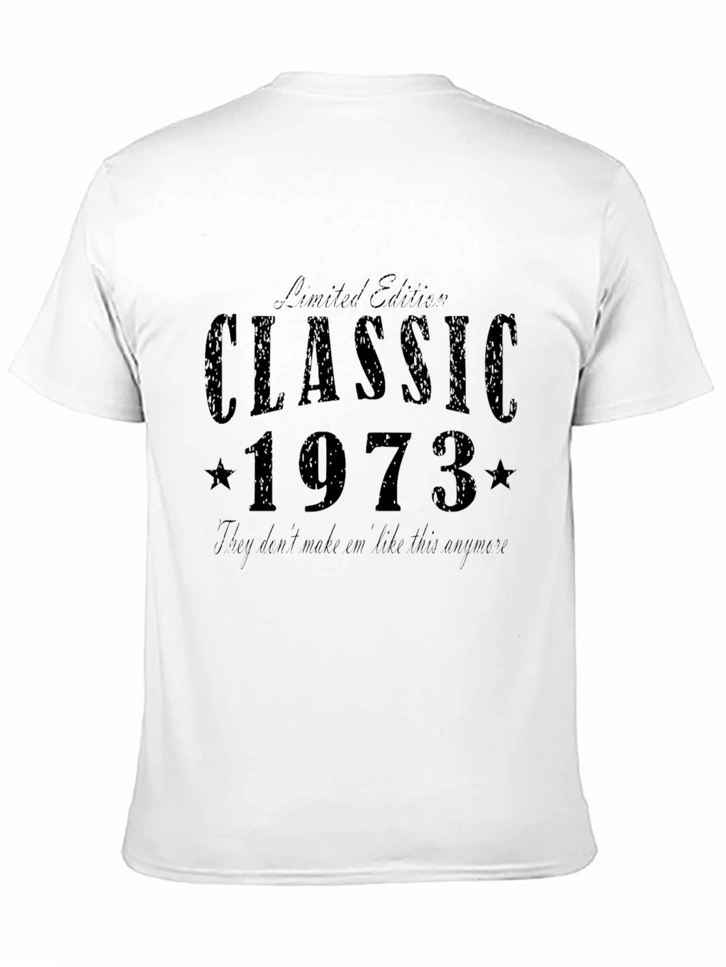 Classic 1973 Limited Edition Black T-Shirt