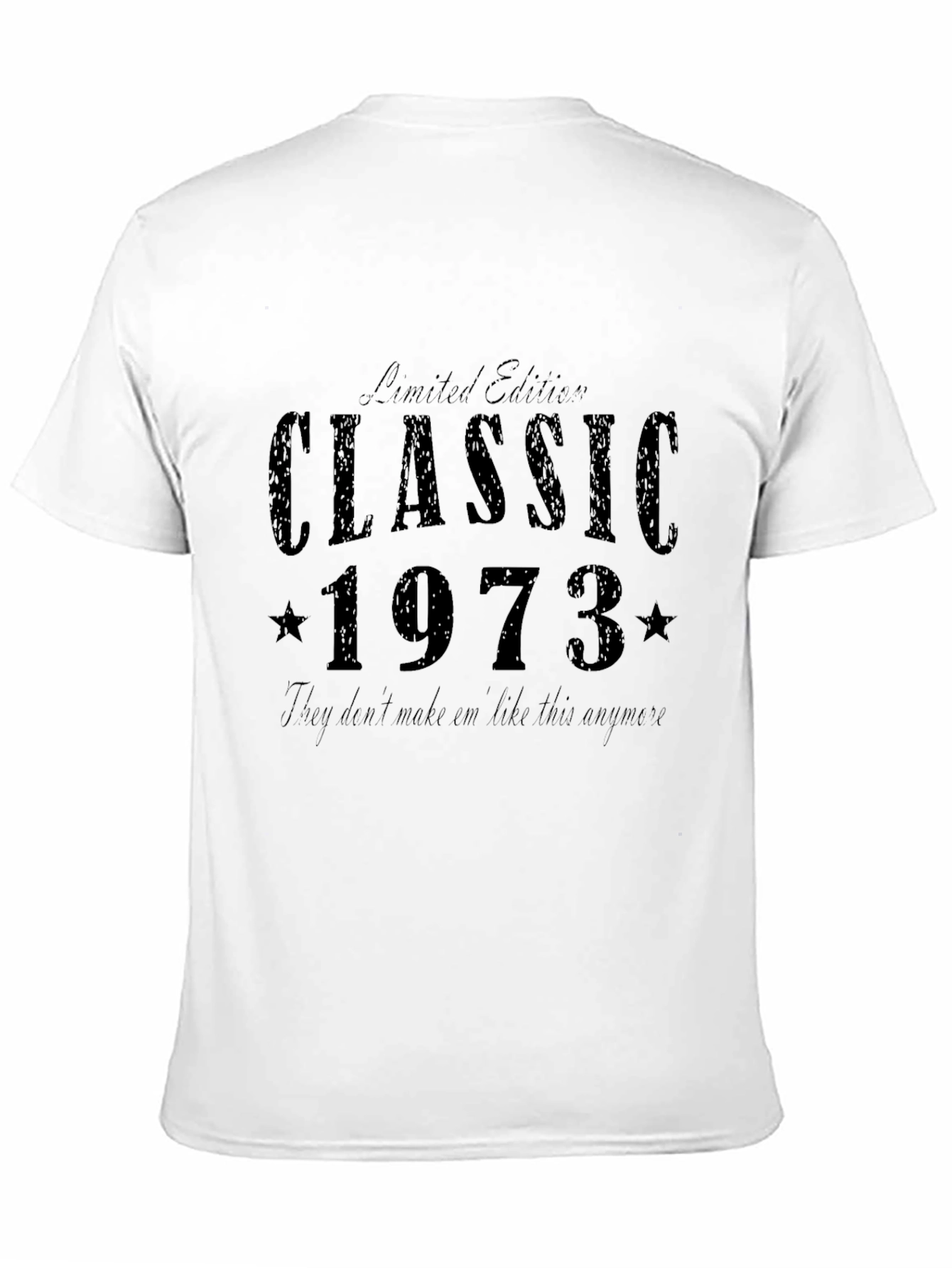 Classic 1973 Limited Edition Black T-Shirt