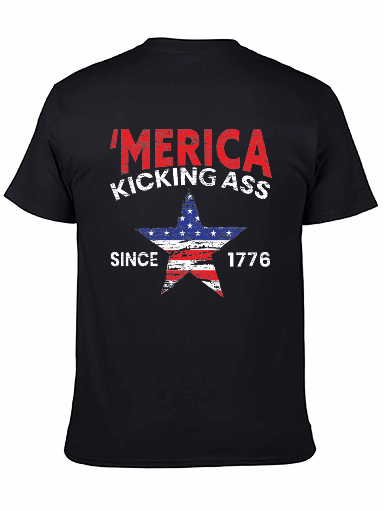 Patriotic Merica Kicking Ass T-Shirt