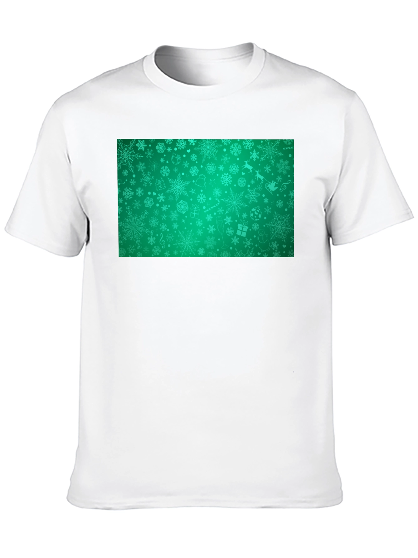 Festive Holiday Snowflakes Graphic Tee