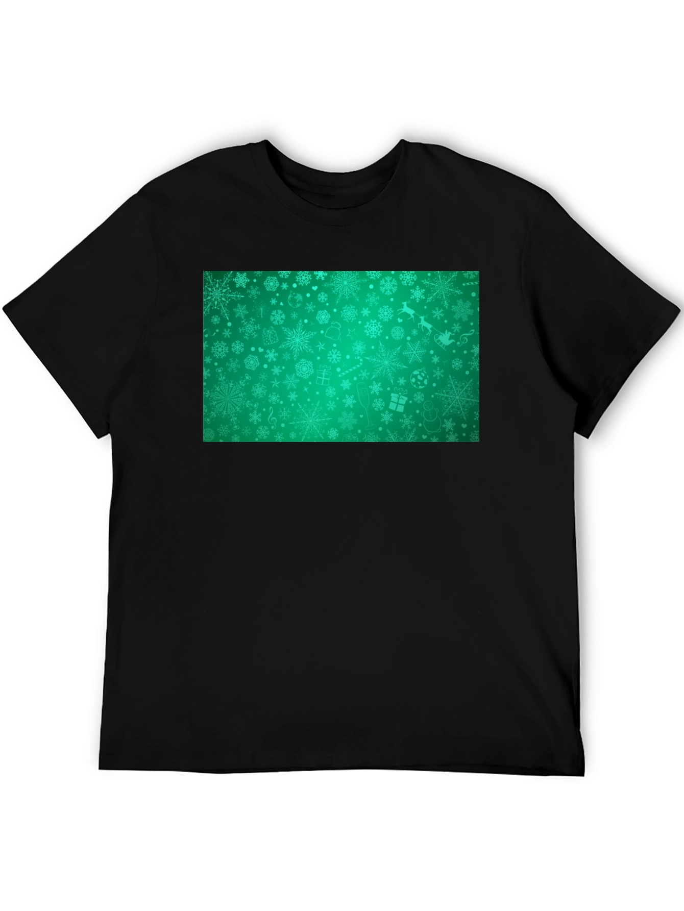 Festive Holiday Snowflakes Graphic Tee