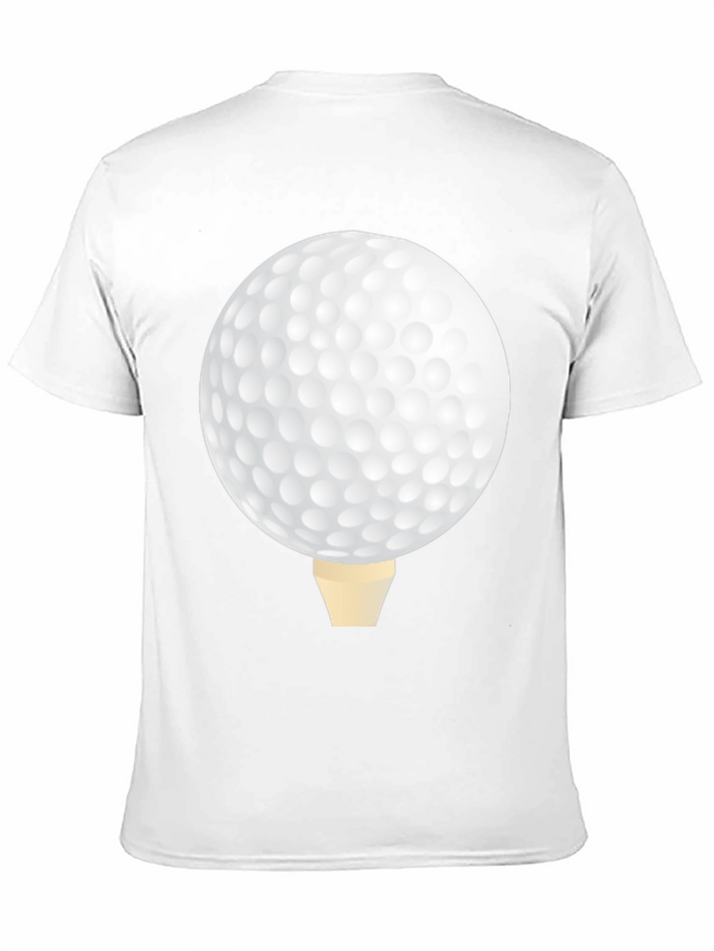 Golf Ball Tee Black T-Shirt