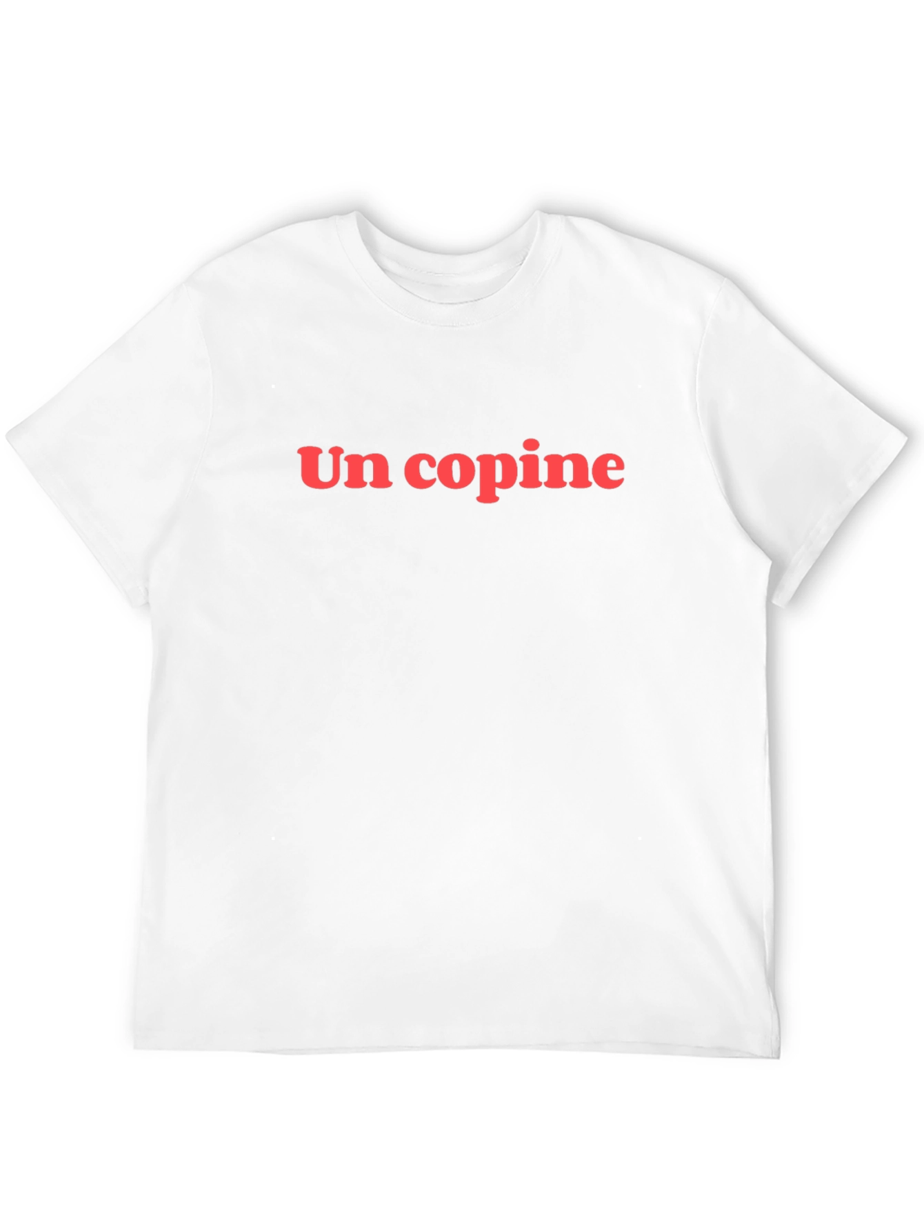 Un Copine T-Shirt Black Casual Graphic Tee