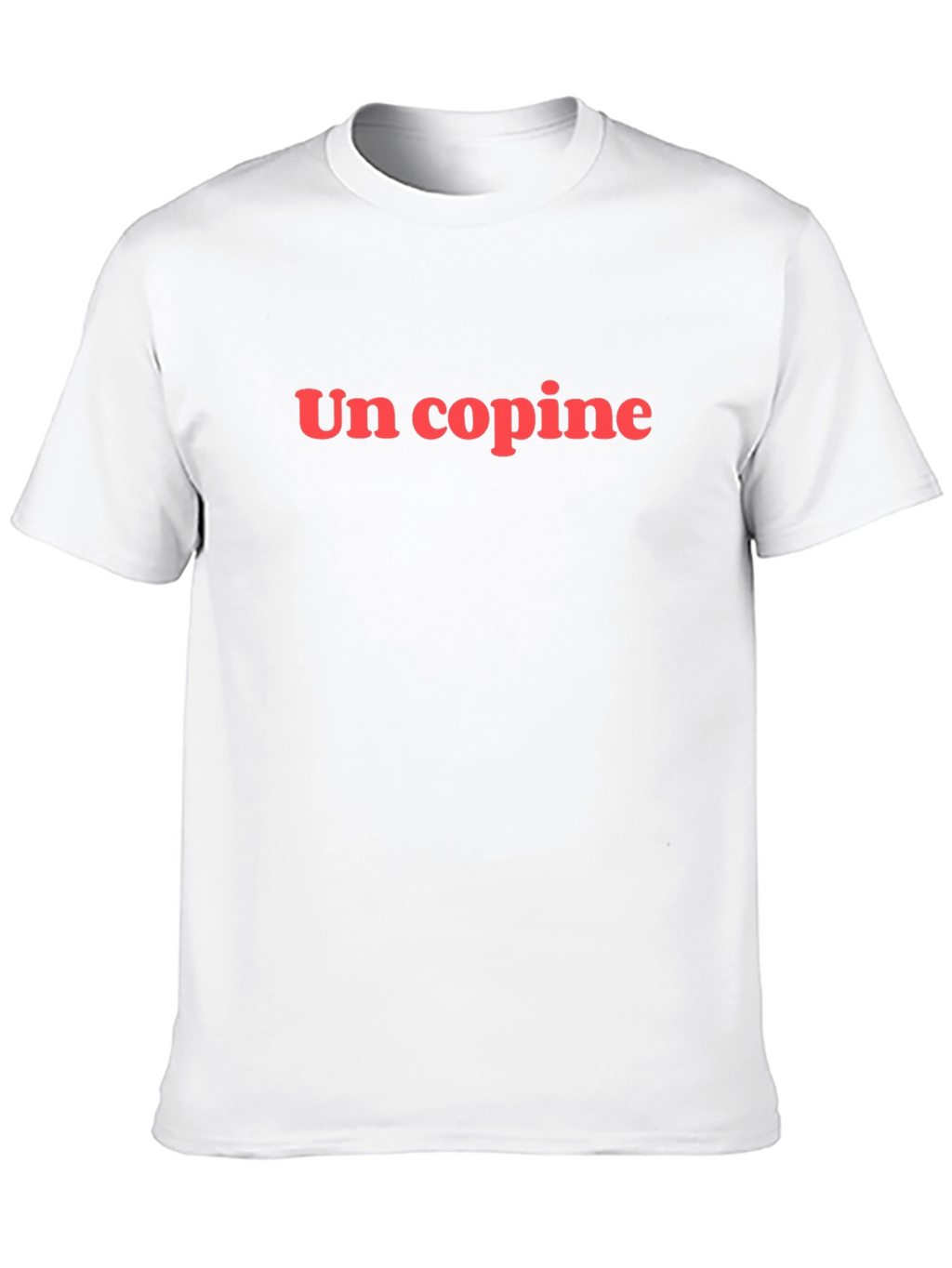 Un Copine T-Shirt Black Casual Graphic Tee