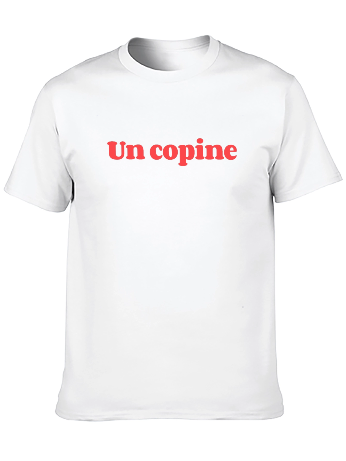 Un Copine T-Shirt Black Casual Graphic Tee