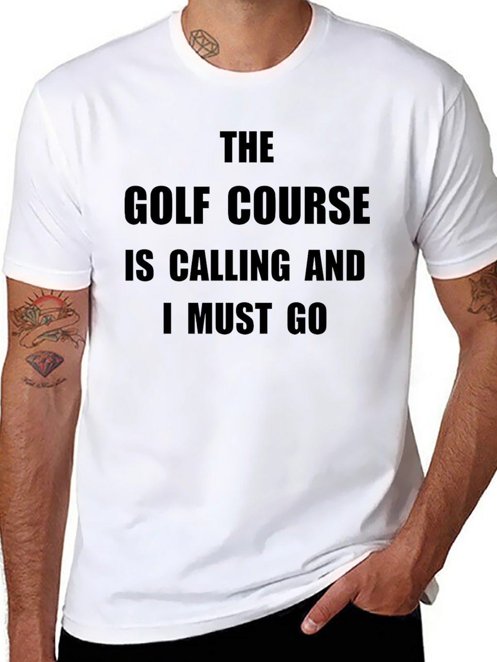 Golf Course Calling T-Shirt - Golfer Apparel