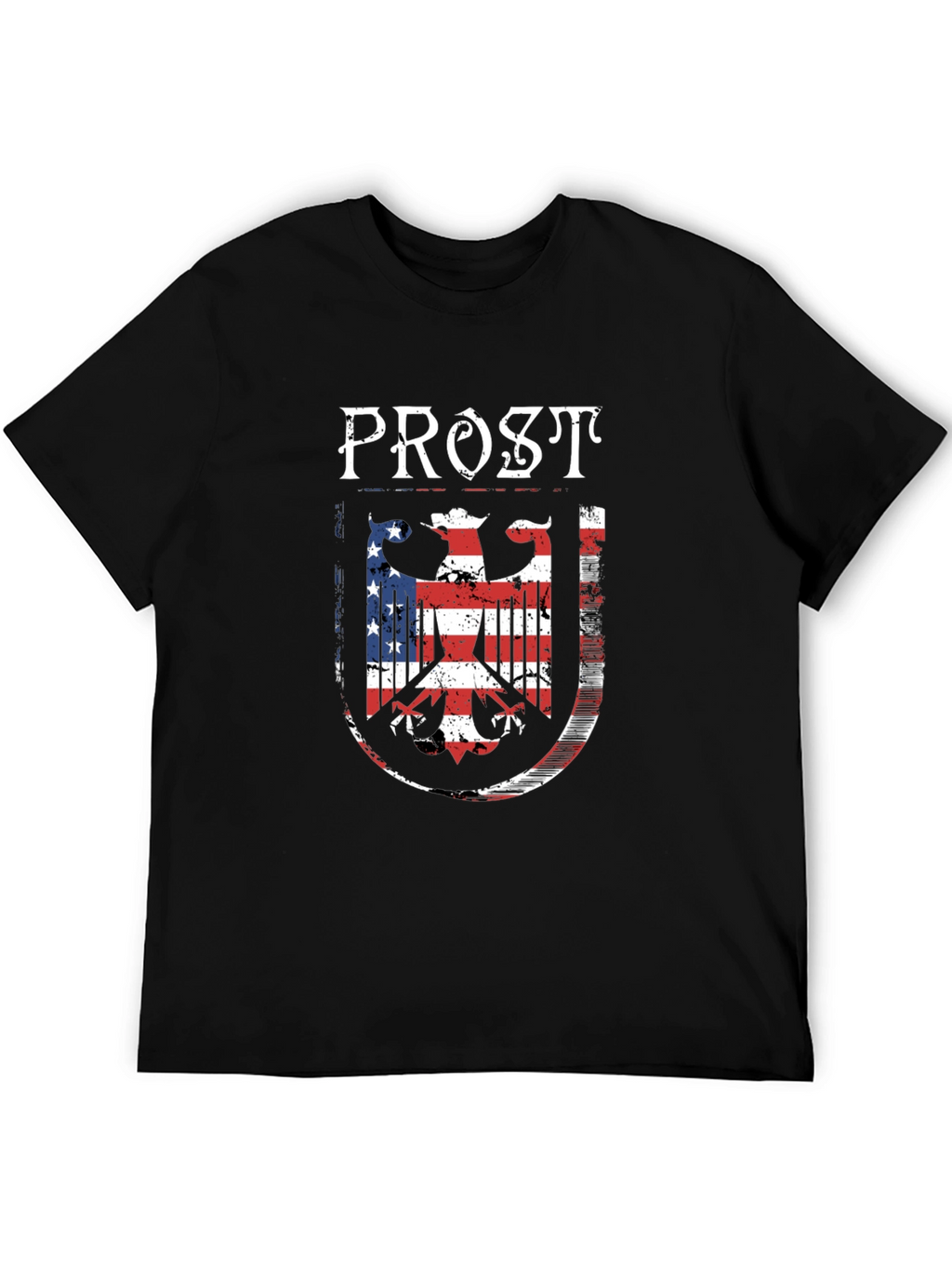 Prost German-American Flag Graphic T-Shirt