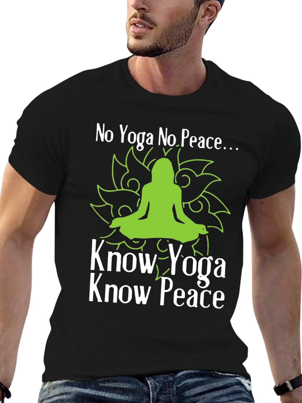 Yoga Peace T-Shirt - Know Yoga Know Peace Tee