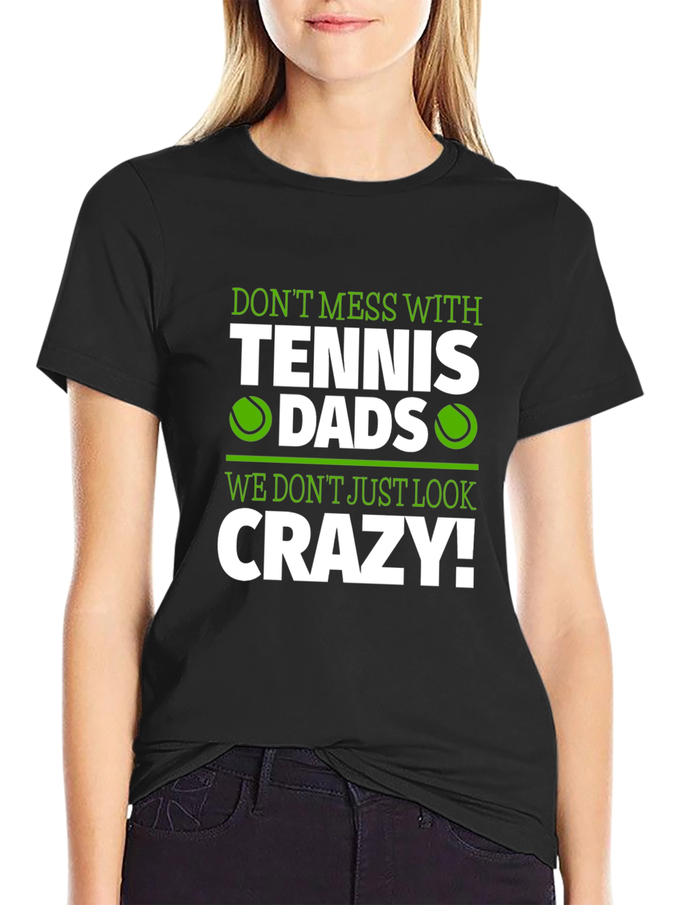 Tennis Dads Crazy Graphic T-Shirt
