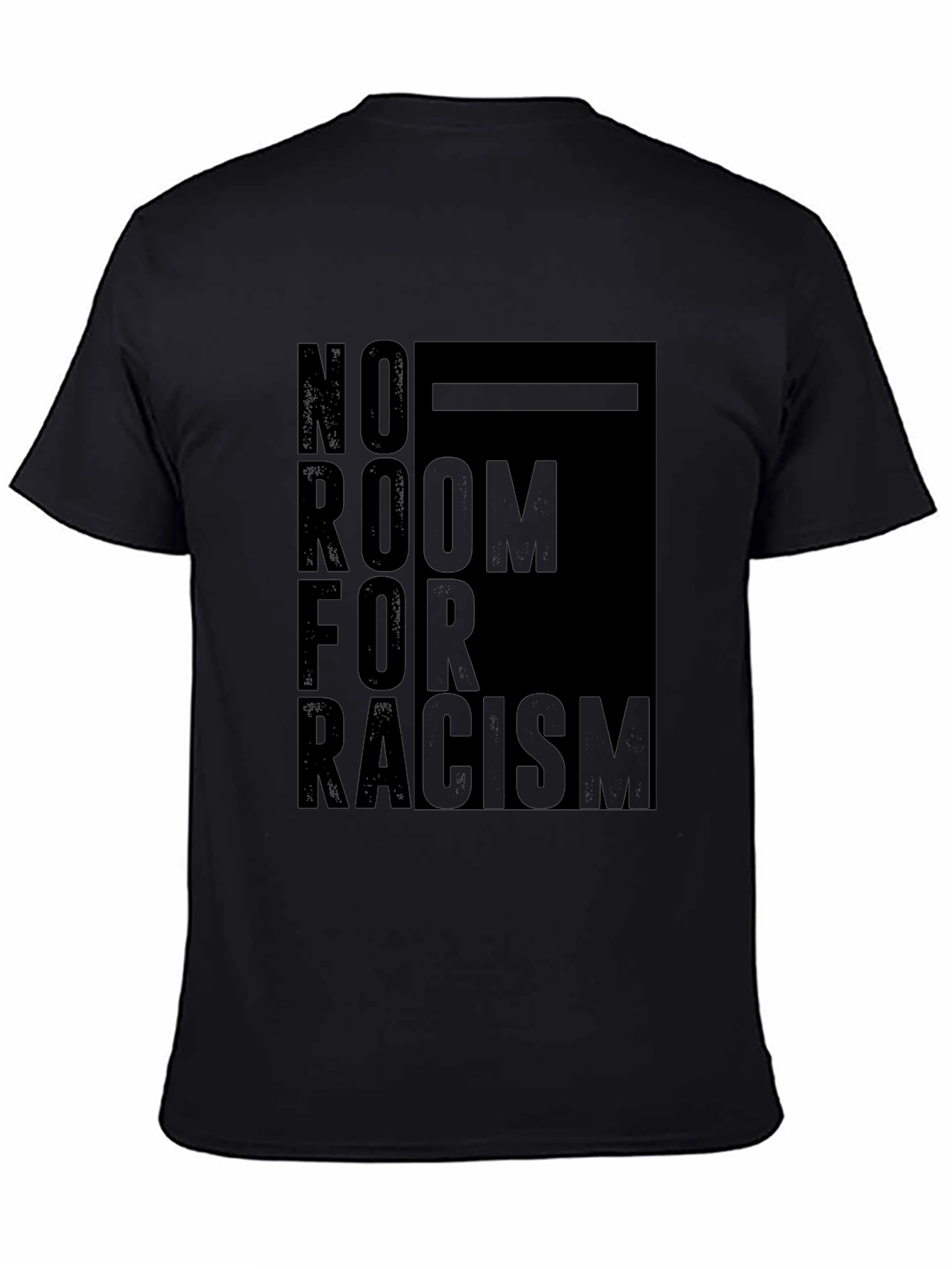 No Room For Racism Graphic Tee - Black