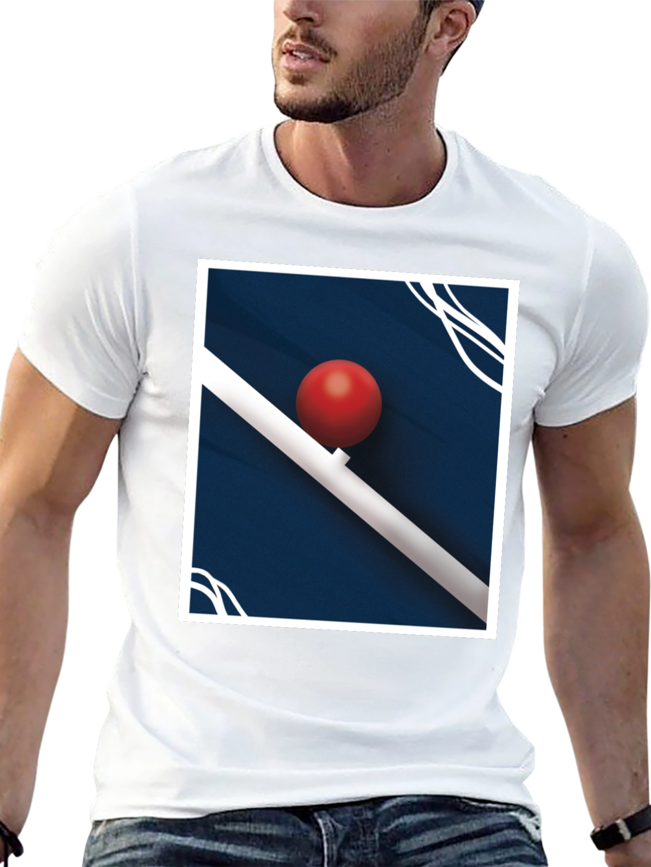 Modern Art Graphic Tee - Bold & Unique Design