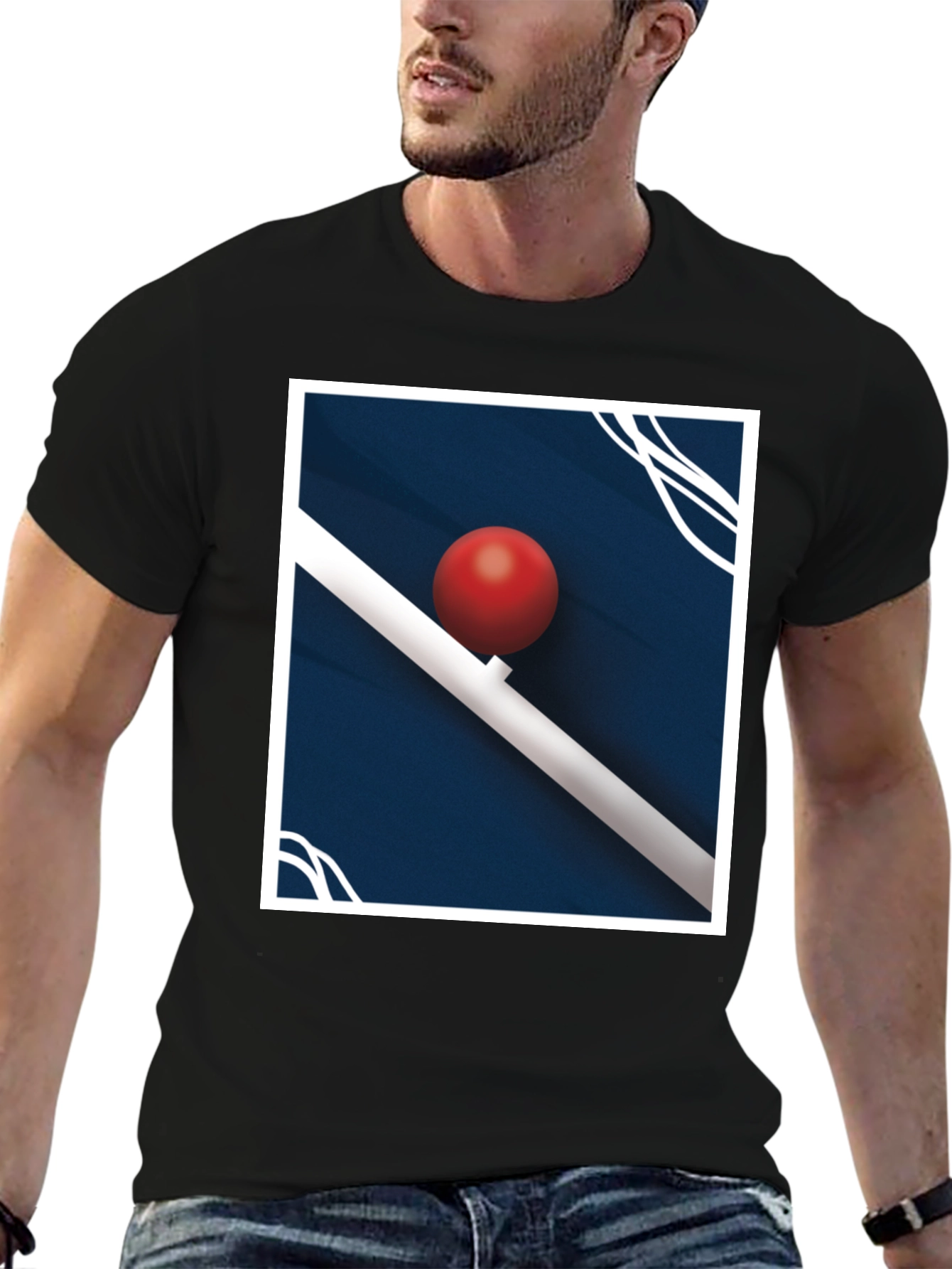 Modern Art Graphic Tee - Bold & Unique Design