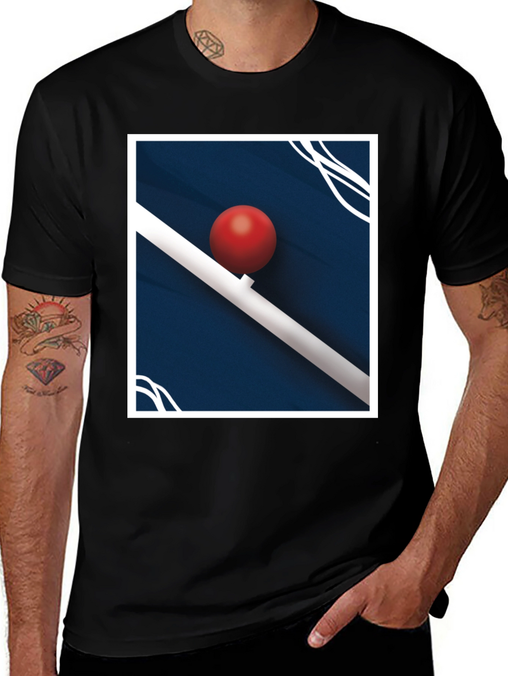 Modern Art Graphic Tee - Bold & Unique Design
