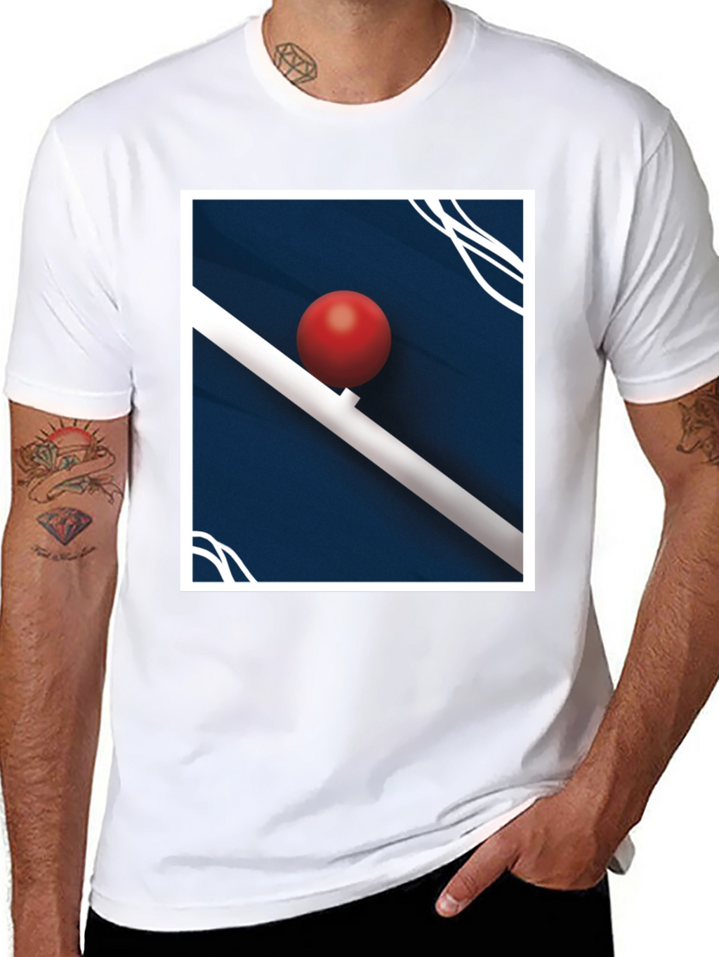Modern Art Graphic Tee - Bold & Unique Design