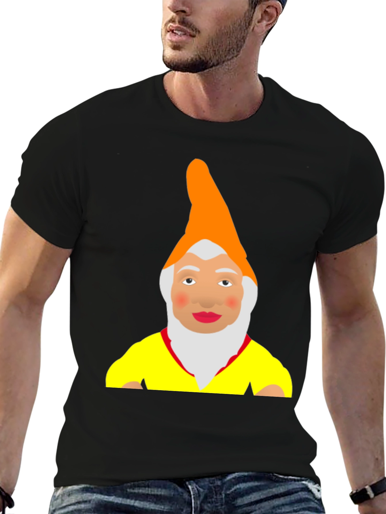 Funny Gnome Graphic T-Shirt