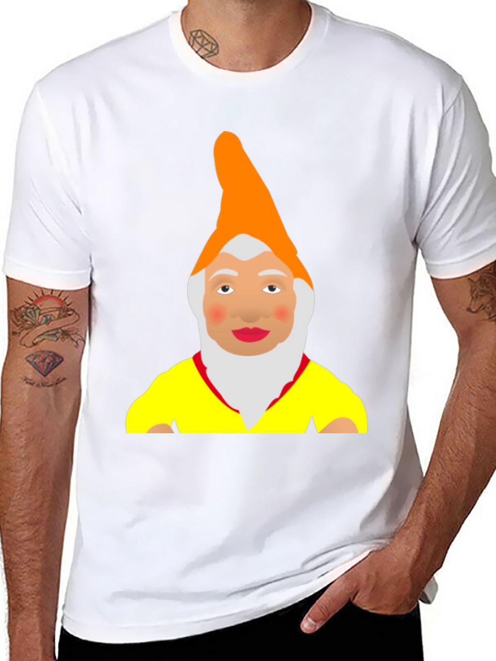 Funny Gnome Graphic T-Shirt