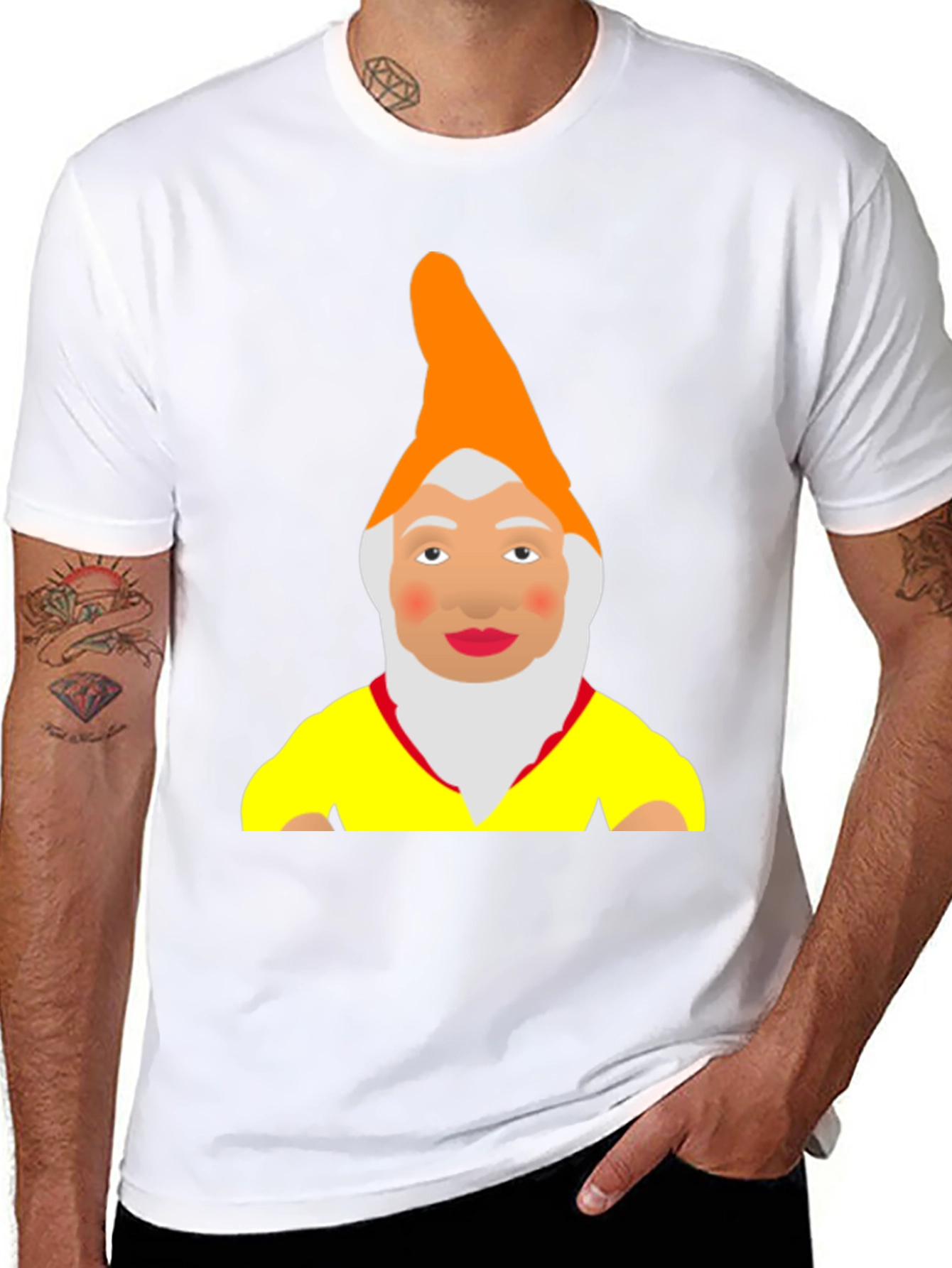 Funny Gnome Graphic T-Shirt