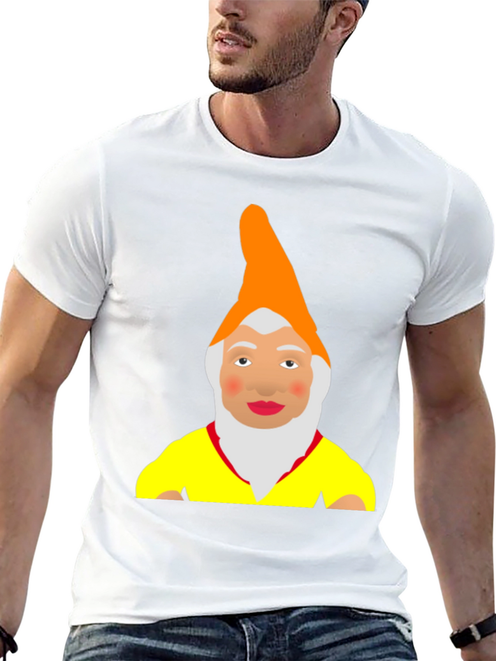 Funny Gnome Graphic T-Shirt
