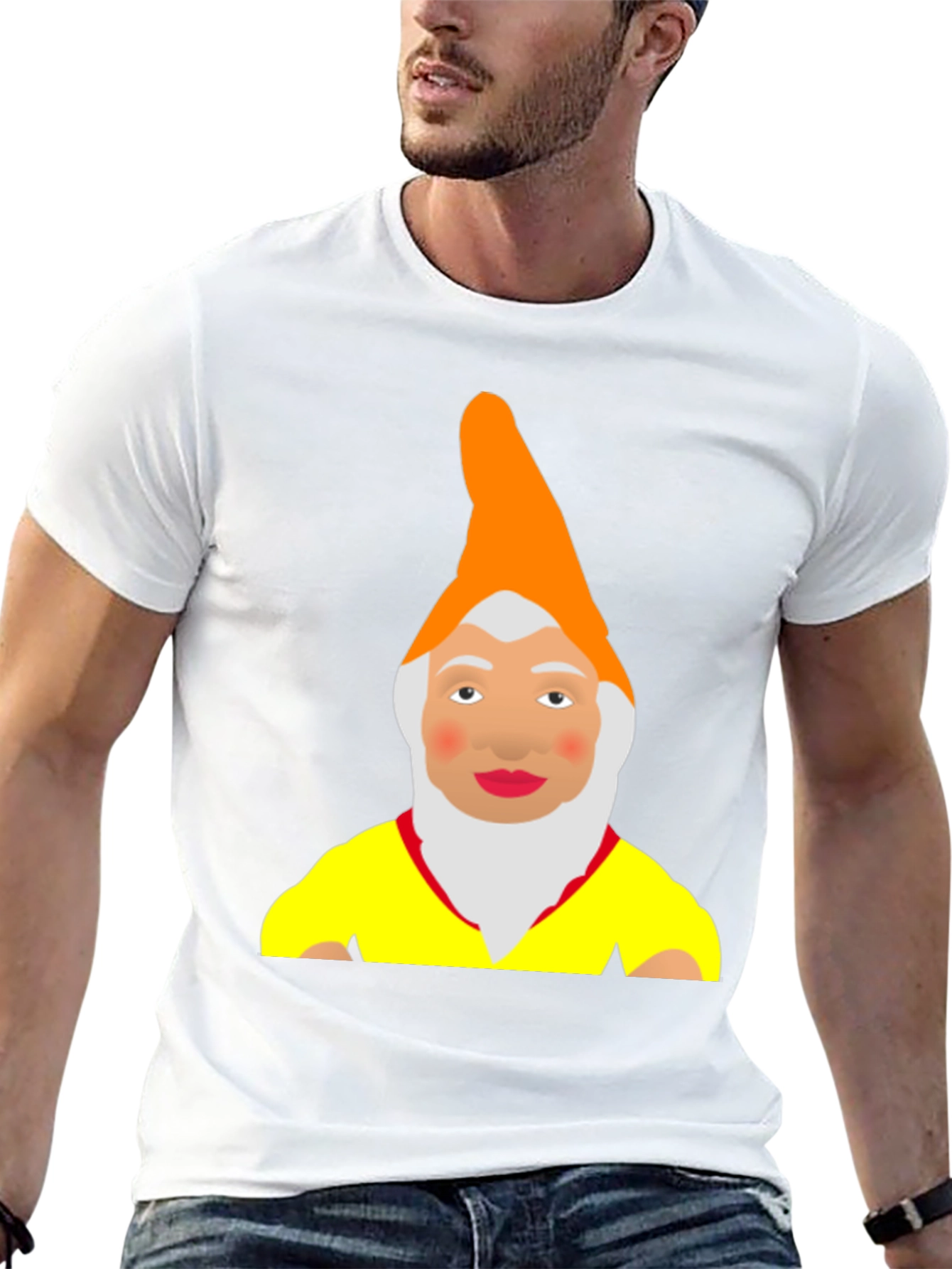 Funny Gnome Graphic T-Shirt