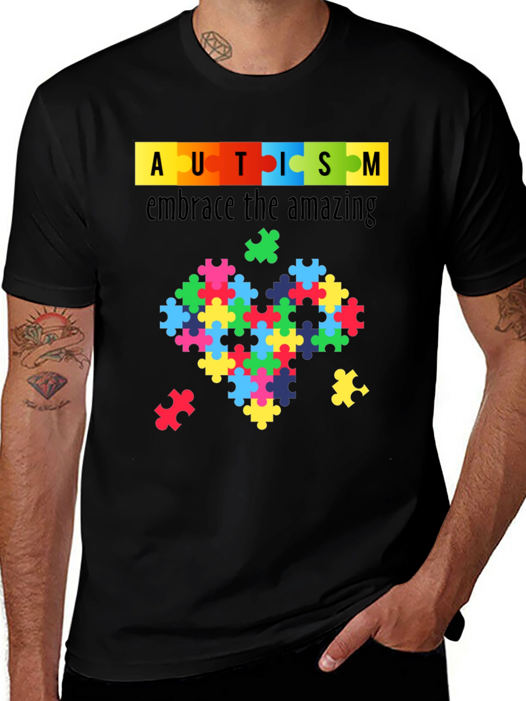 Autism Awareness Tee - Embrace The Amazing