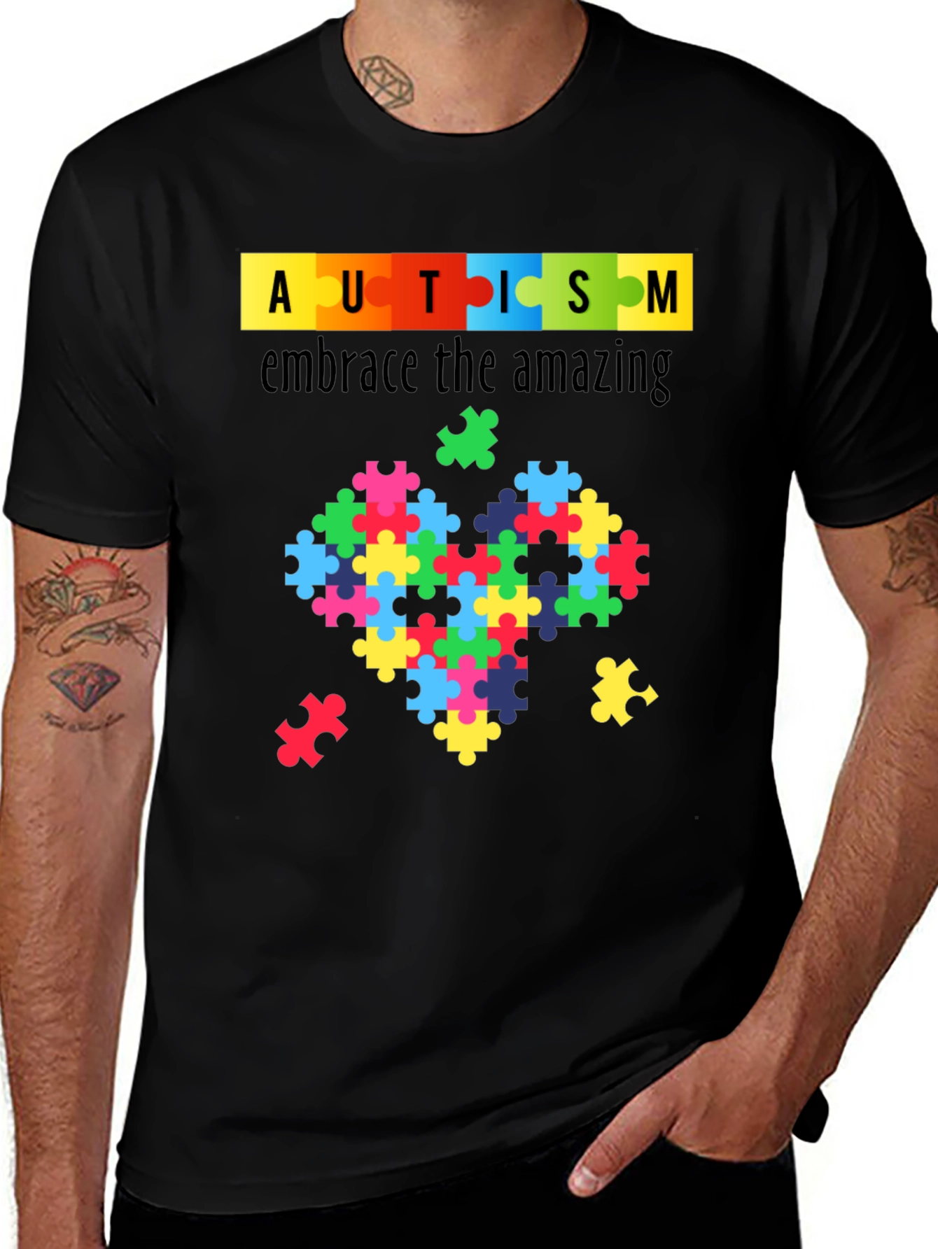 Autism Awareness Tee - Embrace The Amazing