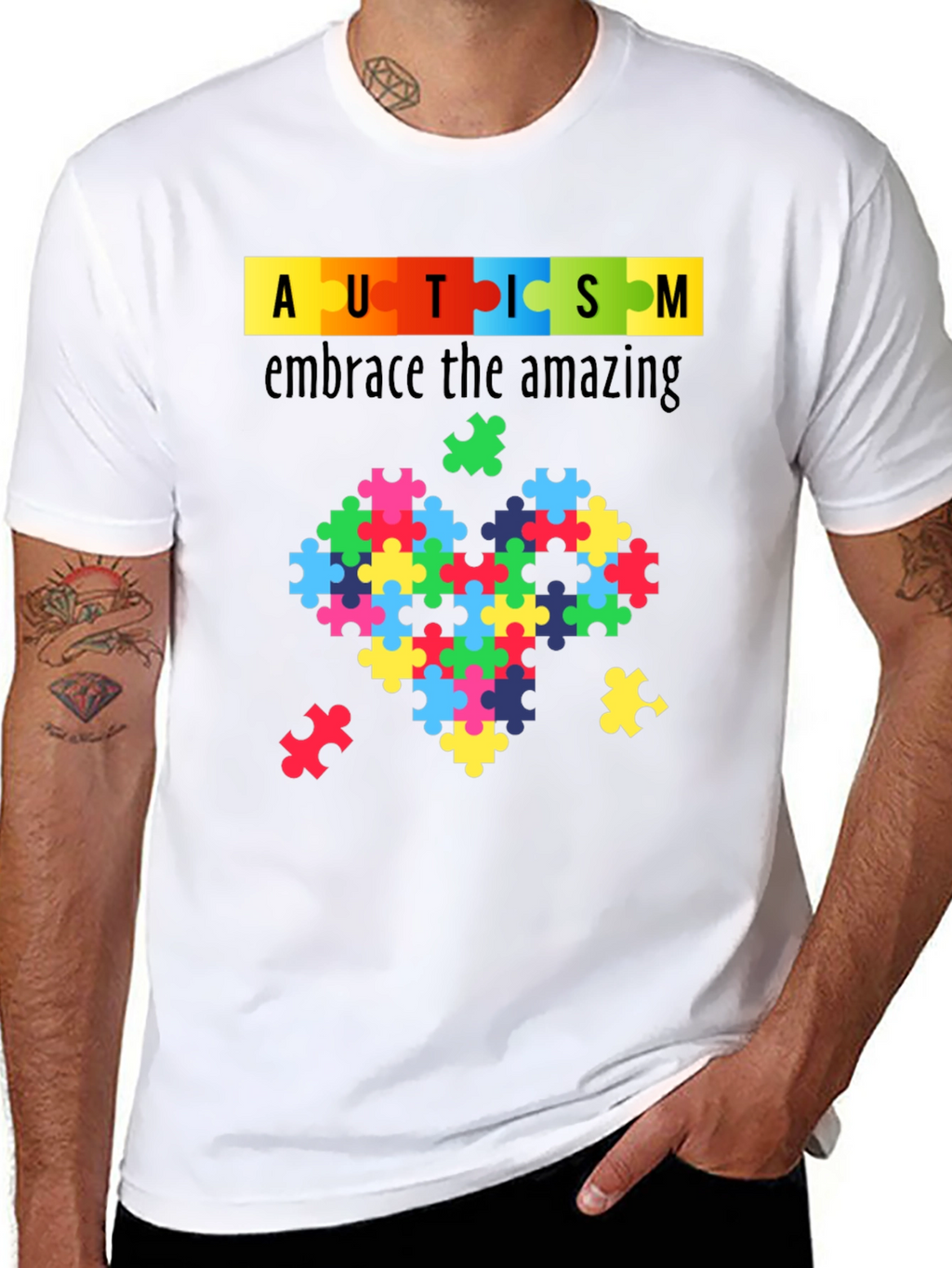 Autism Awareness Tee - Embrace The Amazing