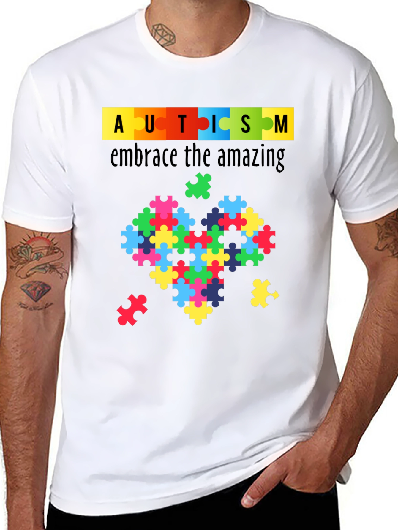 Autism Awareness Tee - Embrace The Amazing