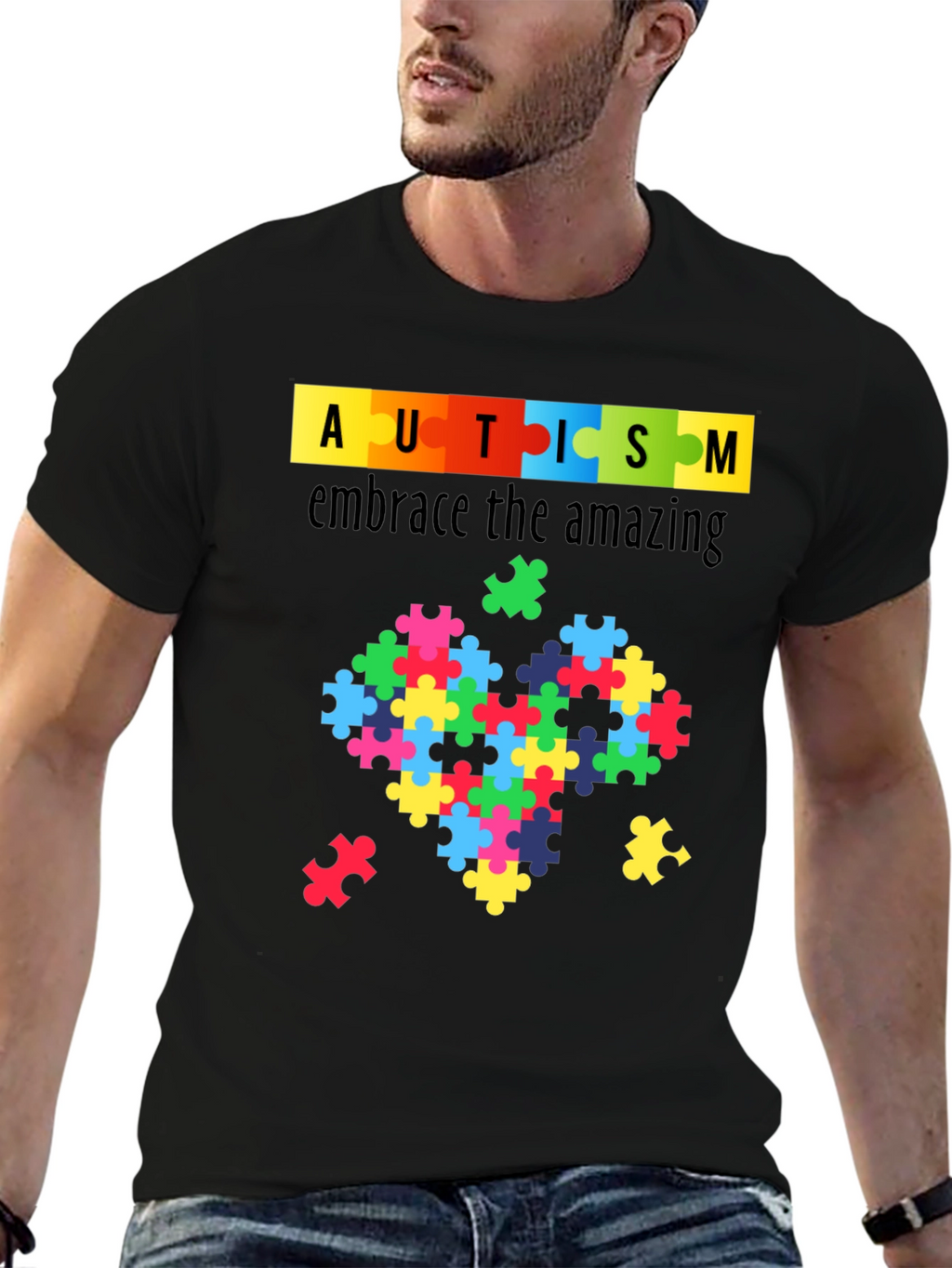Autism Awareness Tee - Embrace The Amazing