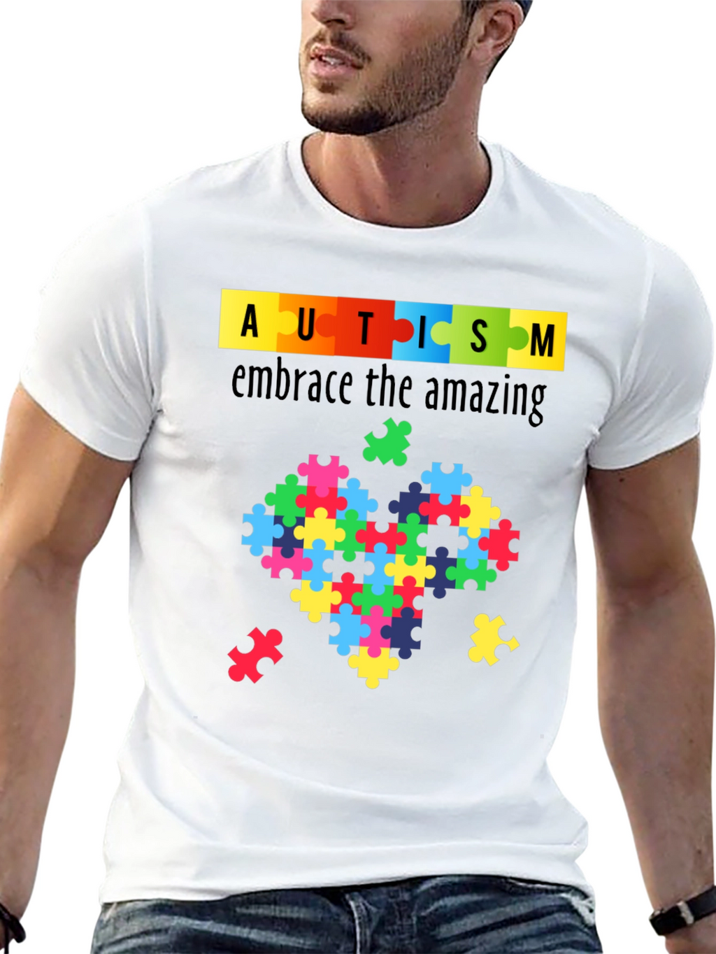 Autism Awareness Tee - Embrace The Amazing
