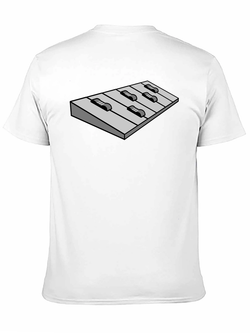 Keyboard Tee - Music Lovers Black Cotton T-Shirt