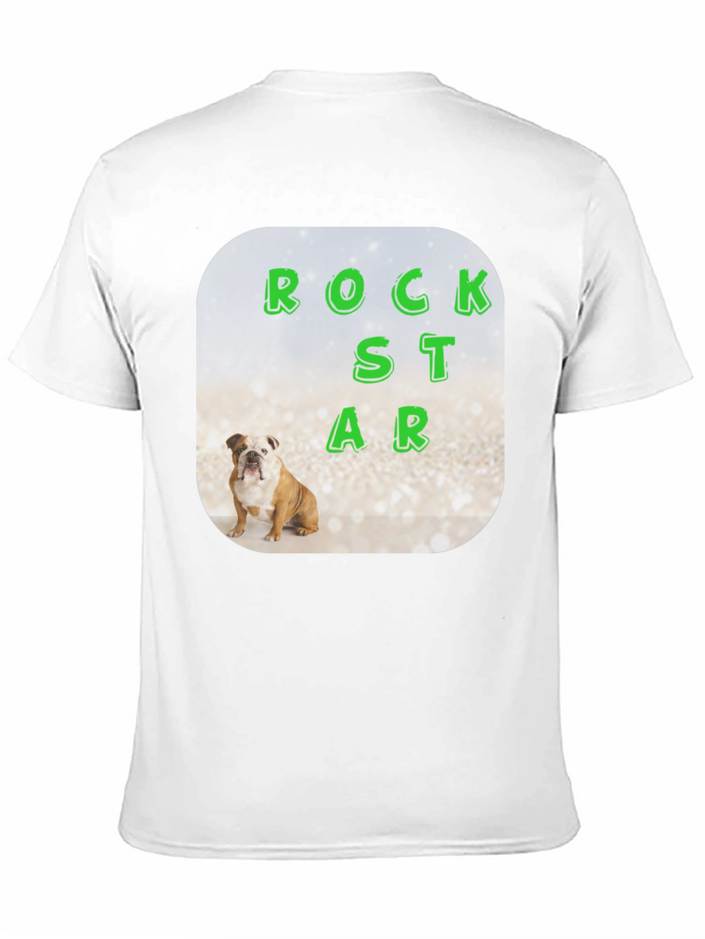 Rockstar Bulldog Graphic Tee - Mens Black T-Shirt