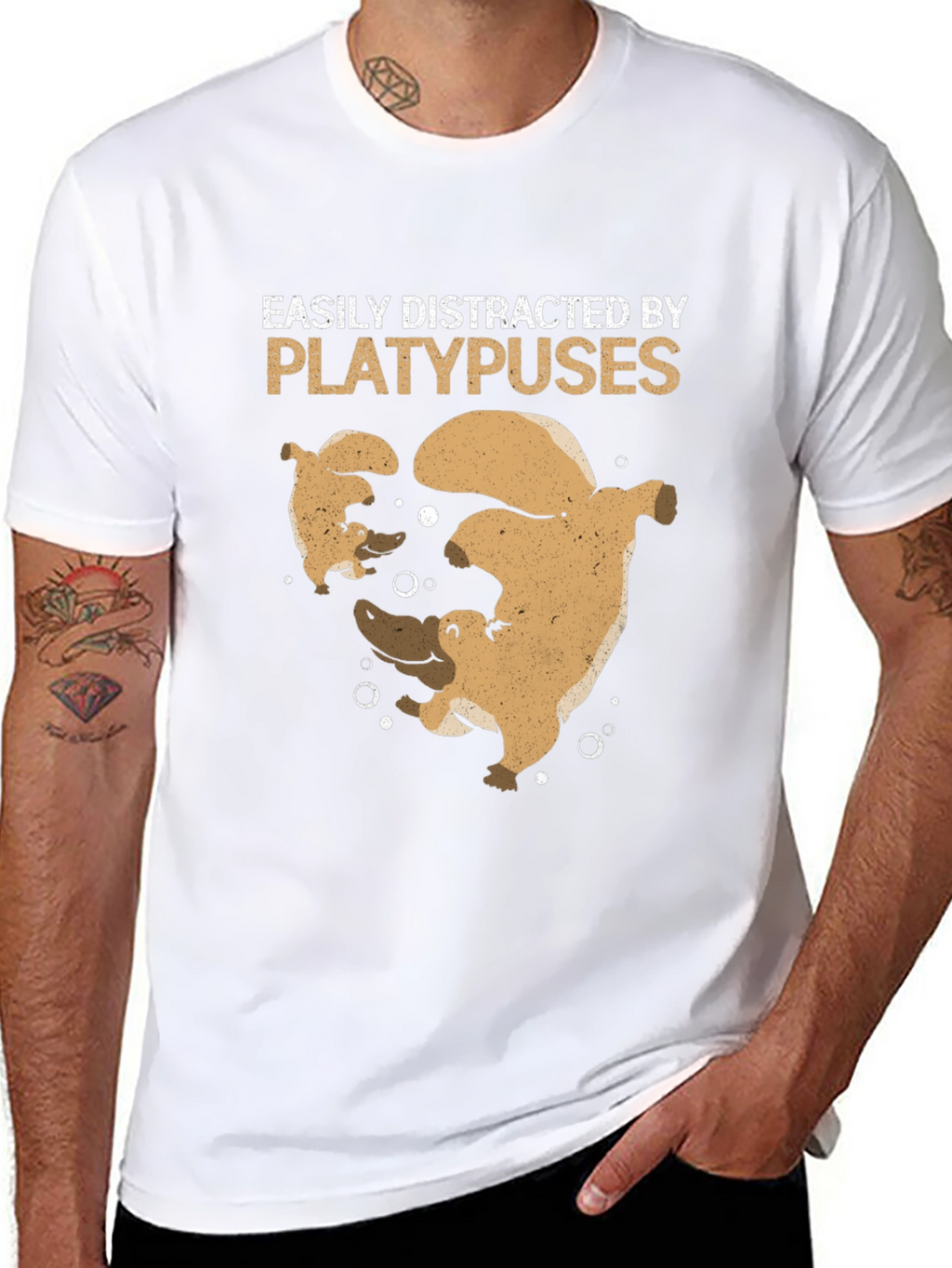 Easily Distracted By Platypuses T-Shirt