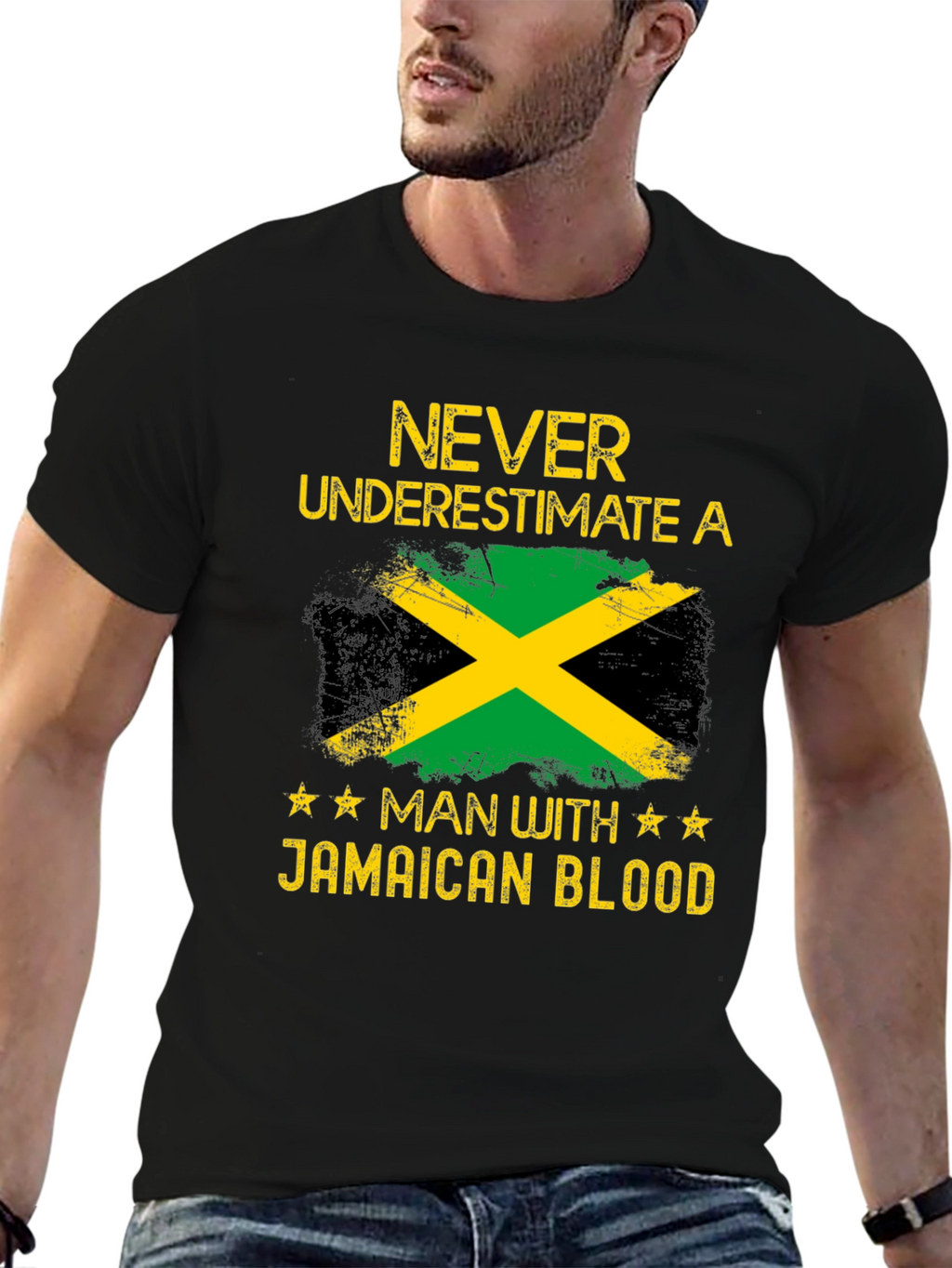 Jamaican Blood T-Shirt - Never Underestimate