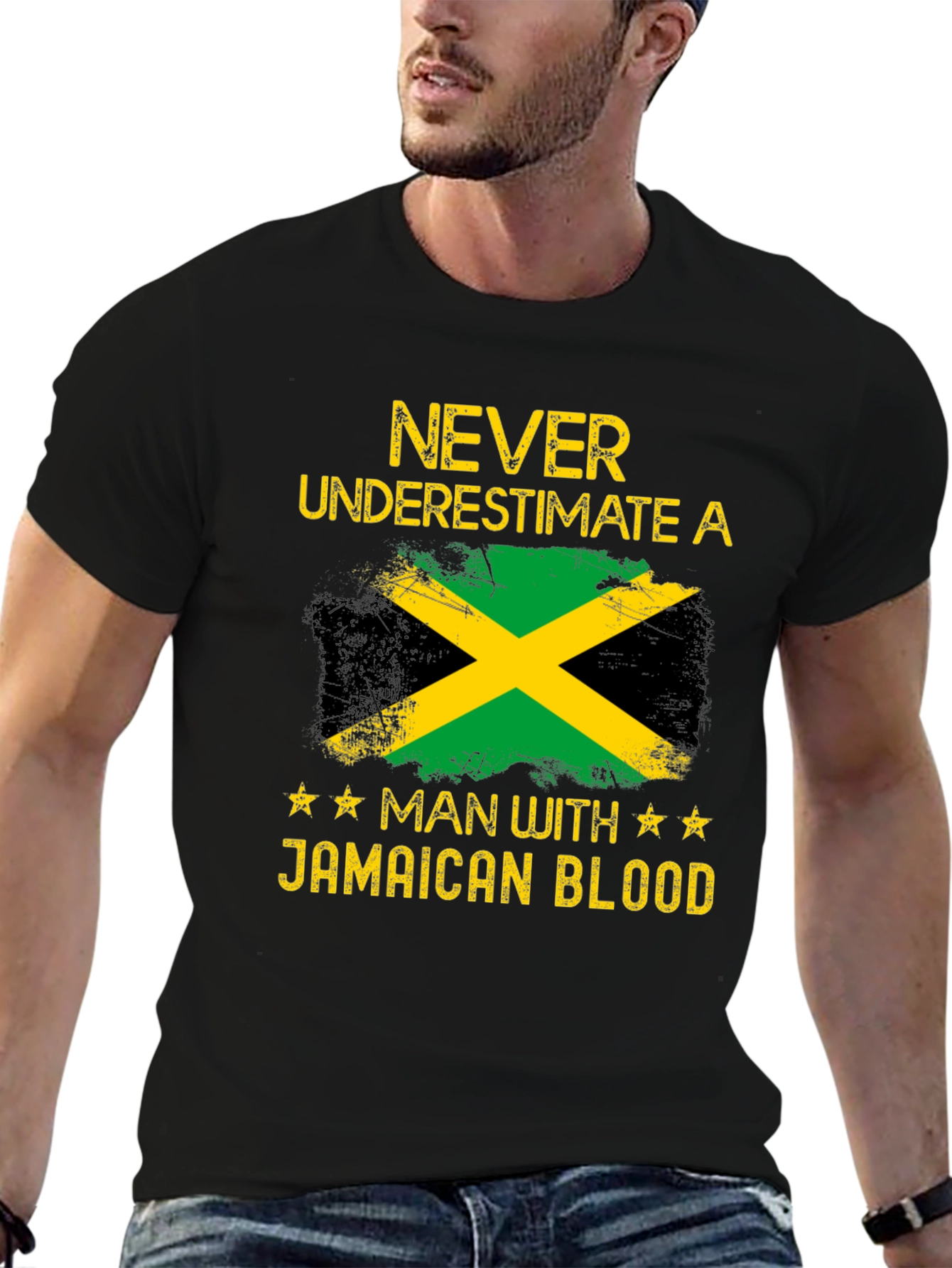 Jamaican Blood T-Shirt - Never Underestimate