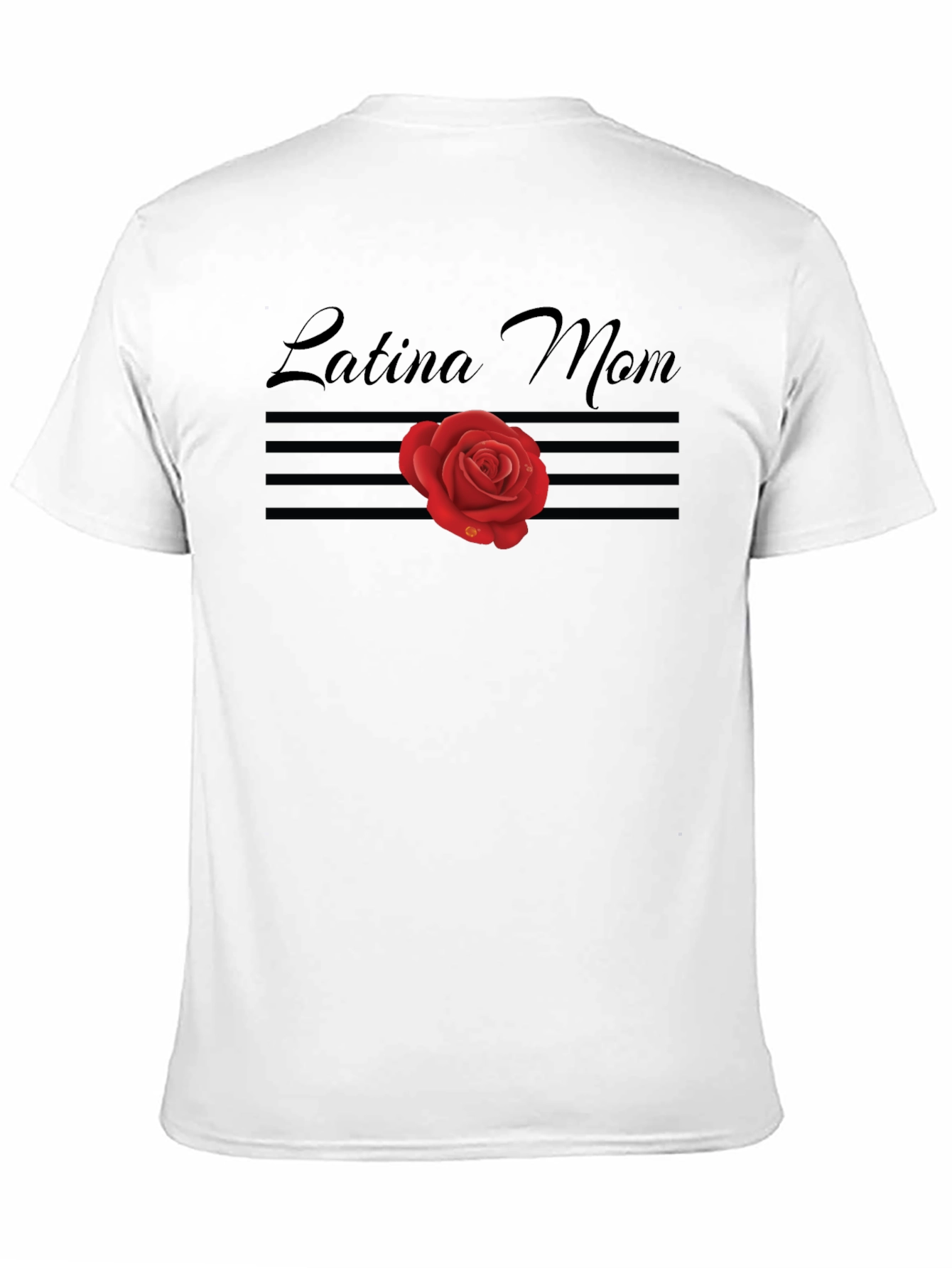 Latina Mom Rose Graphic Tee - Stylish Comfort