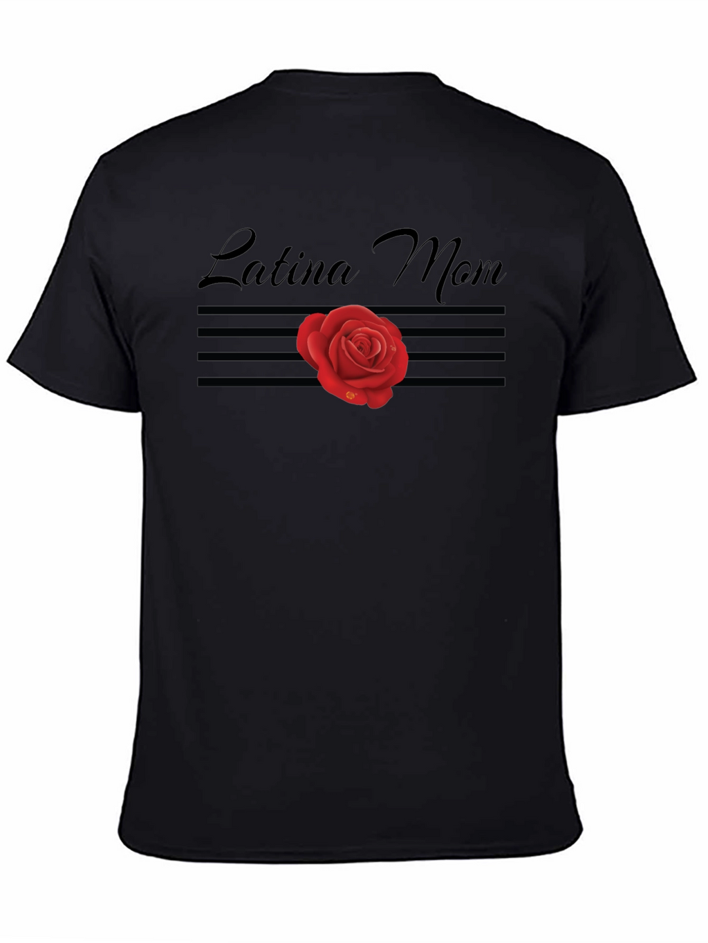 Latina Mom Rose Graphic Tee - Stylish Comfort