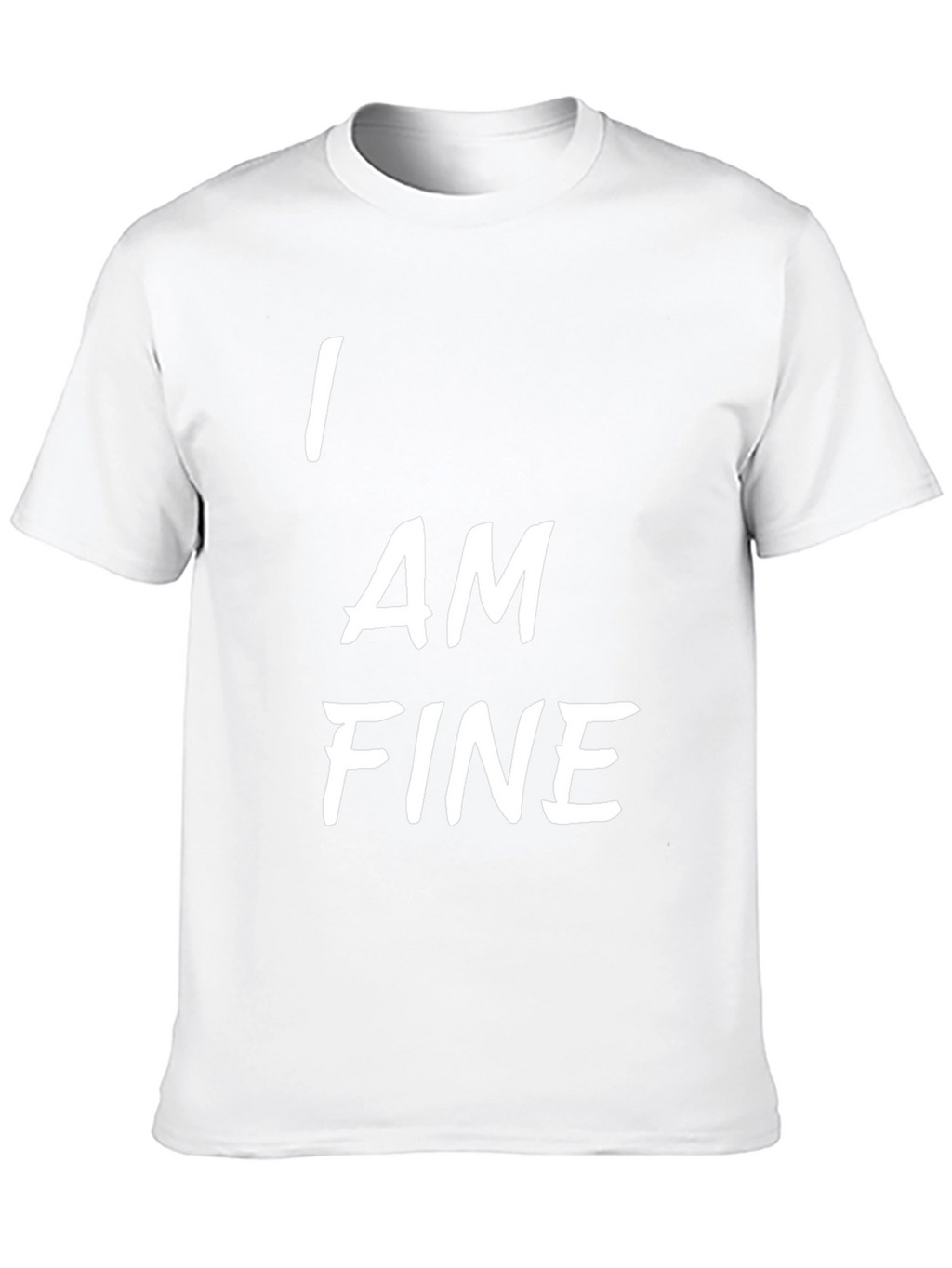 Im Fine Black T-Shirt - Statement Tee