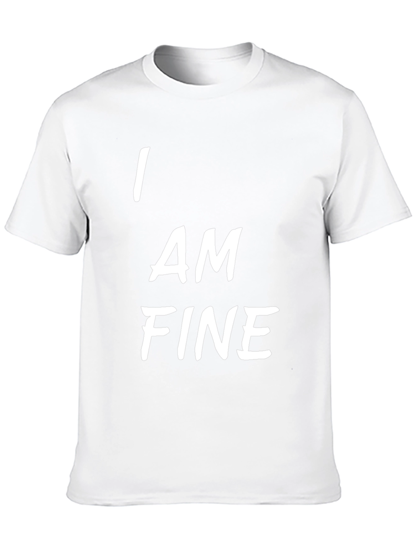 Im Fine Black T-Shirt - Statement Tee