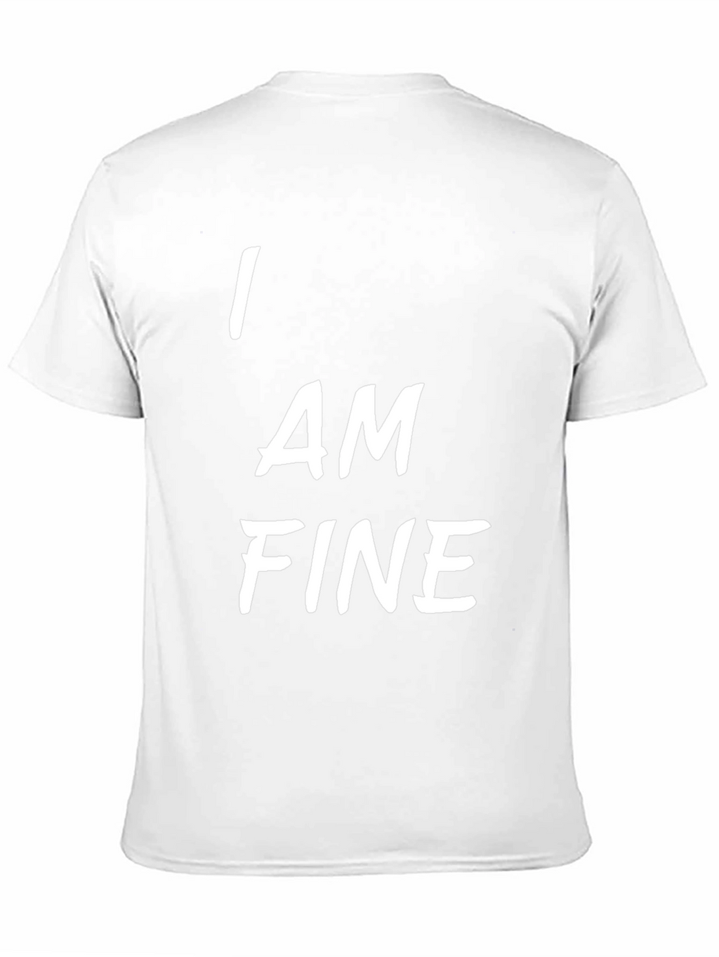 Im Fine Black T-Shirt - Statement Tee