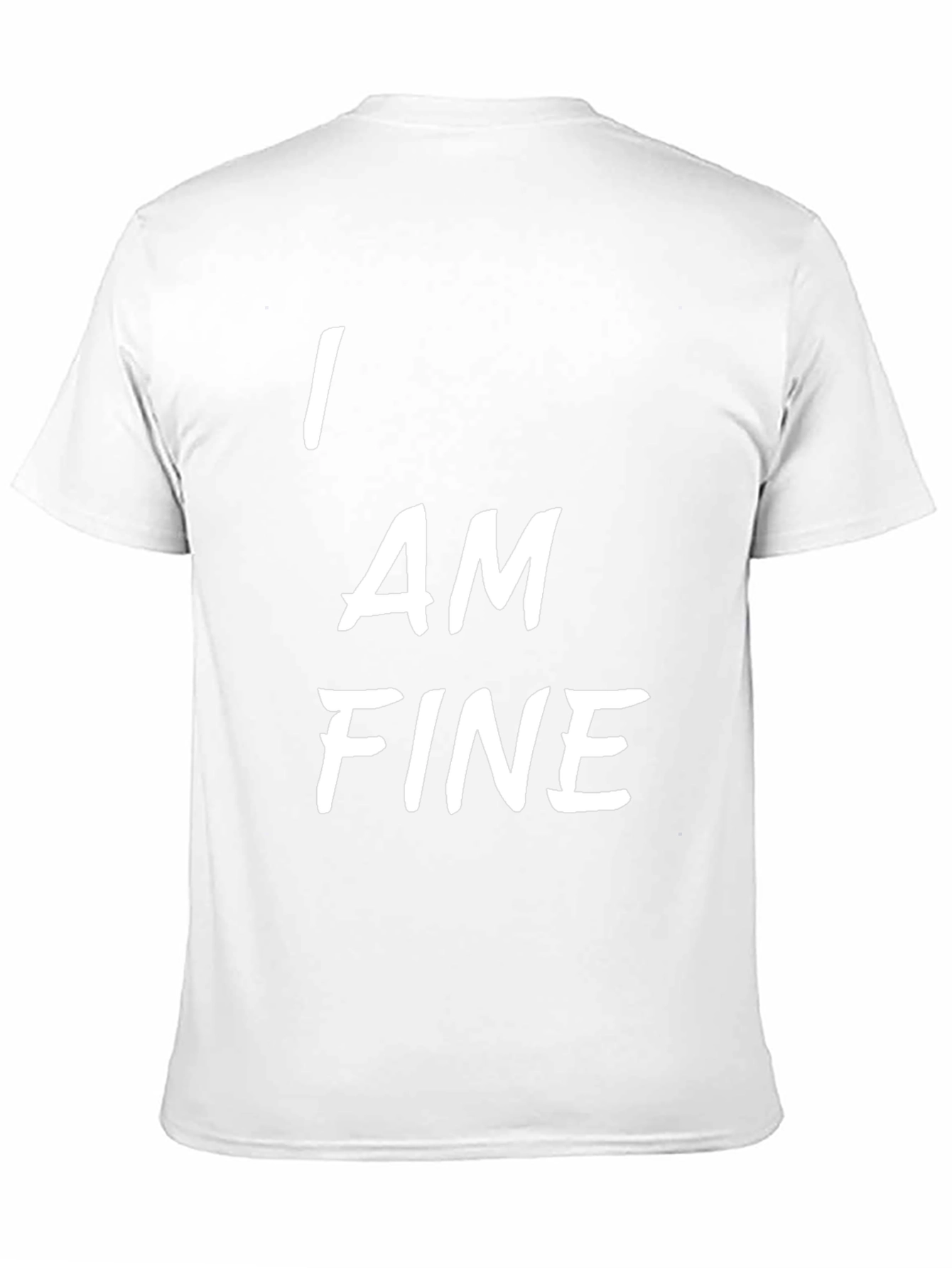 Im Fine Black T-Shirt - Statement Tee