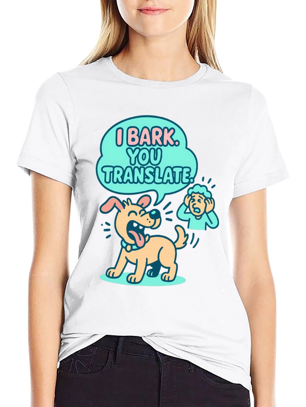 Funny Dog T-Shirt - I Bark You Translate
