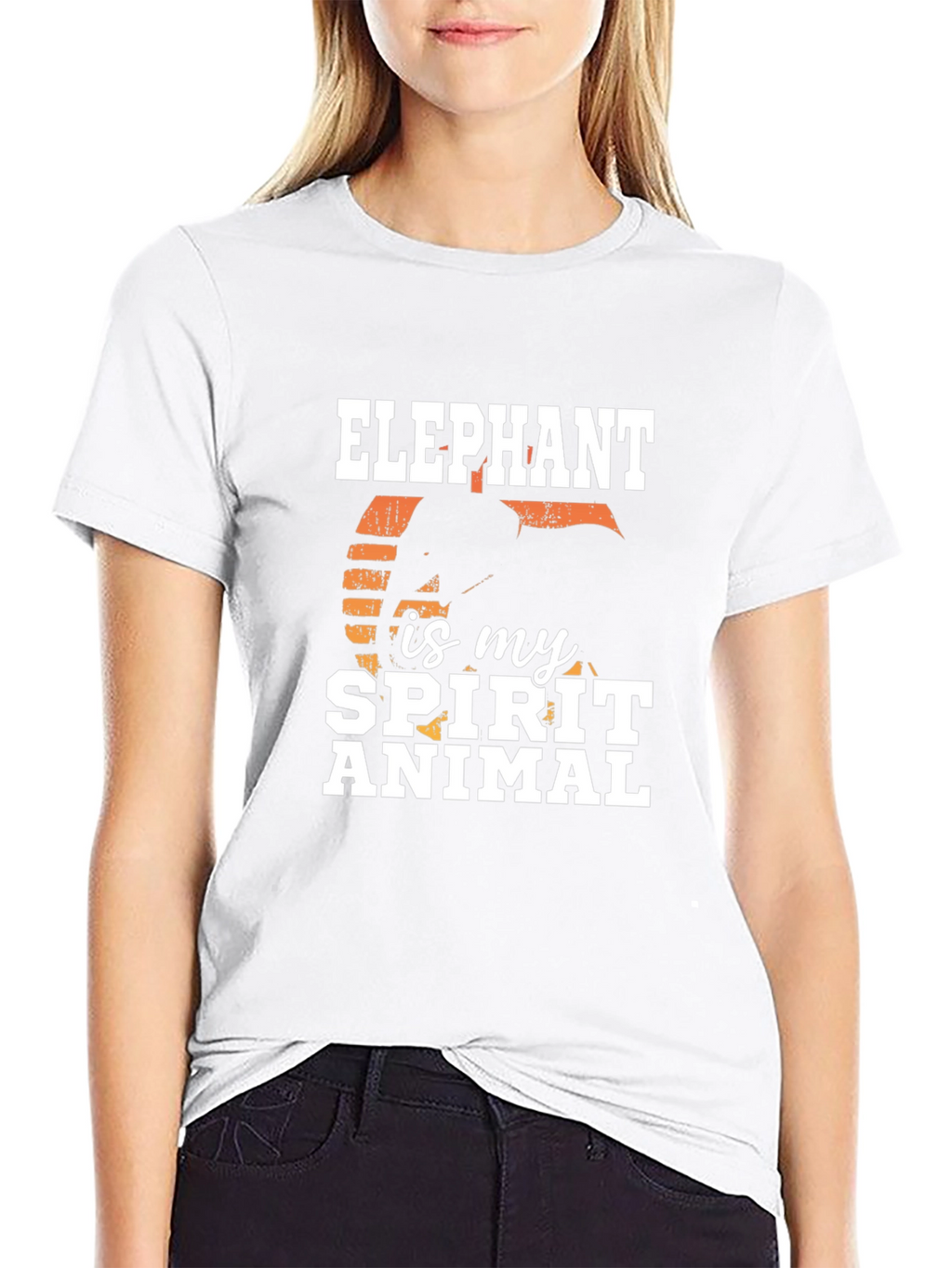 Elephant Spirit Animal Graphic T-Shirt