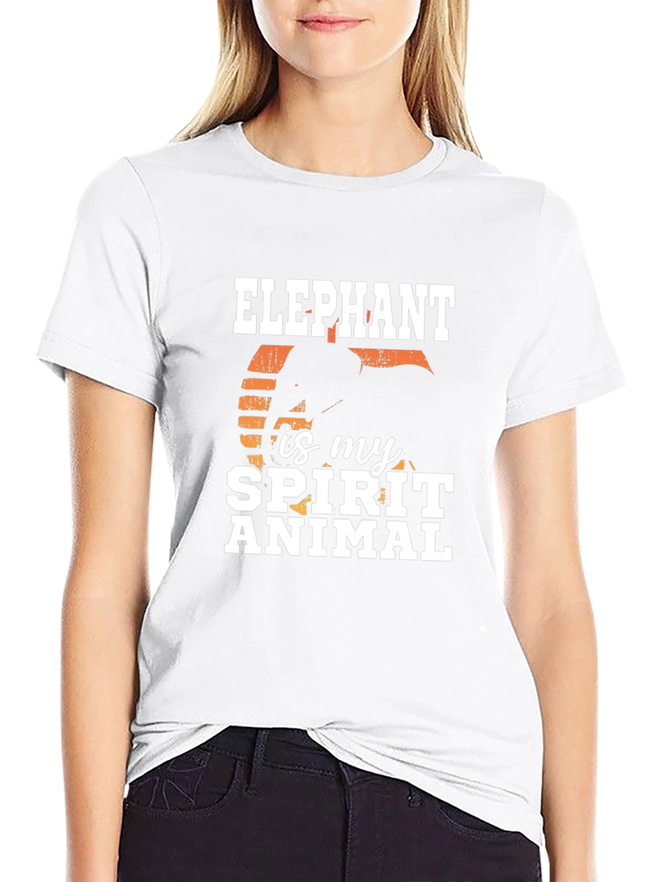 Elephant Spirit Animal Graphic T-Shirt