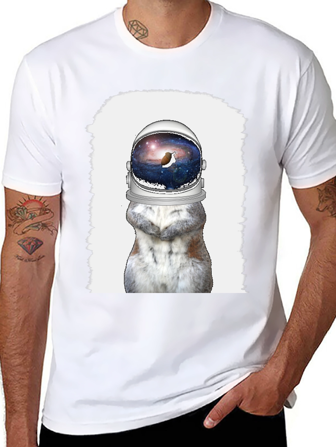 Astronaut Rabbit Graphic Tee