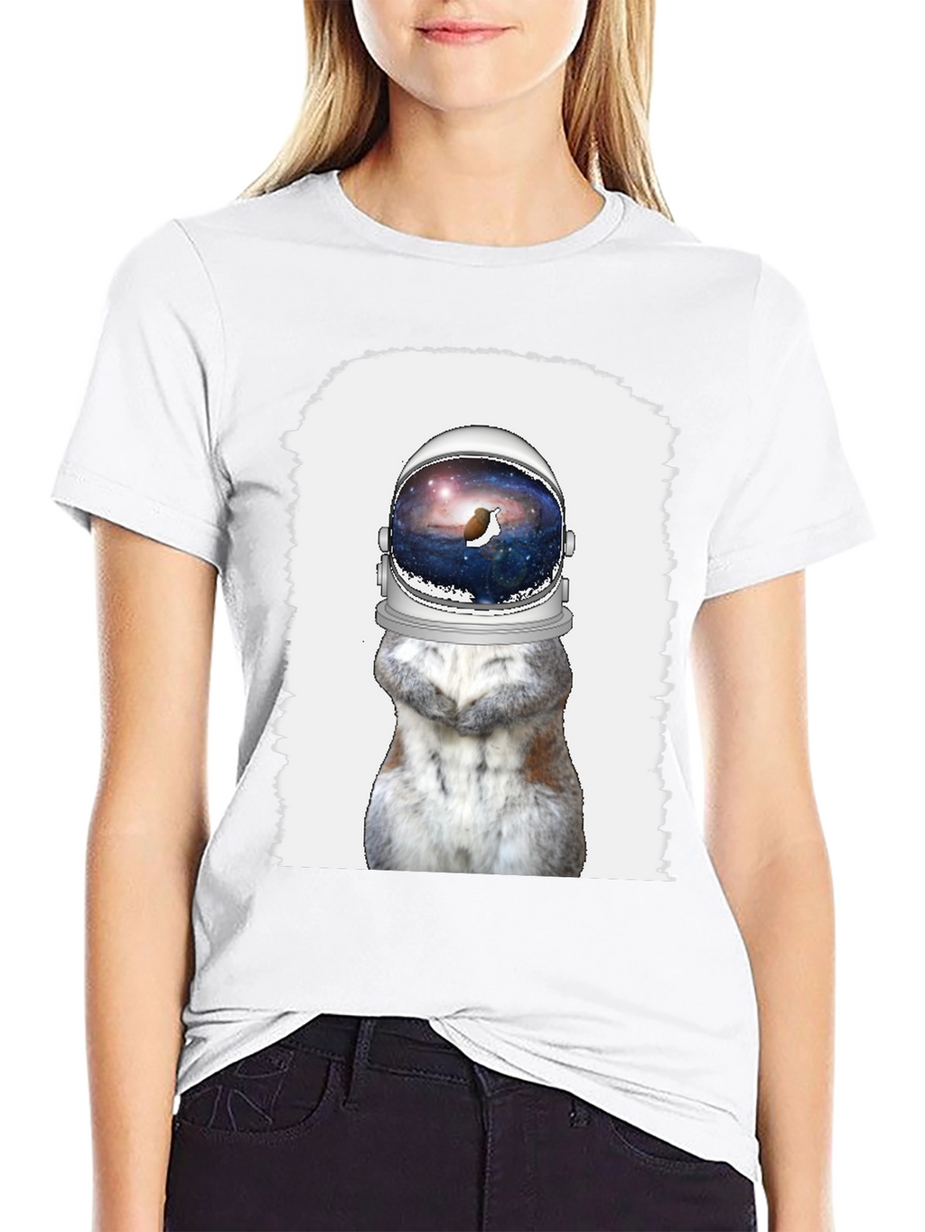 Astronaut Rabbit Graphic Tee