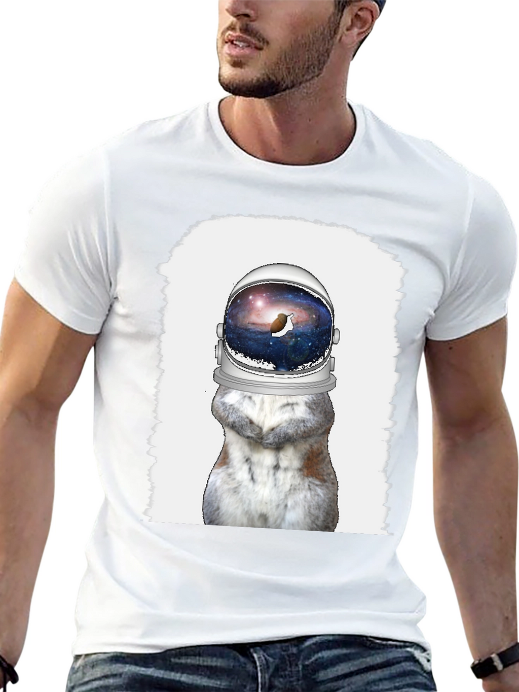 Astronaut Rabbit Graphic Tee