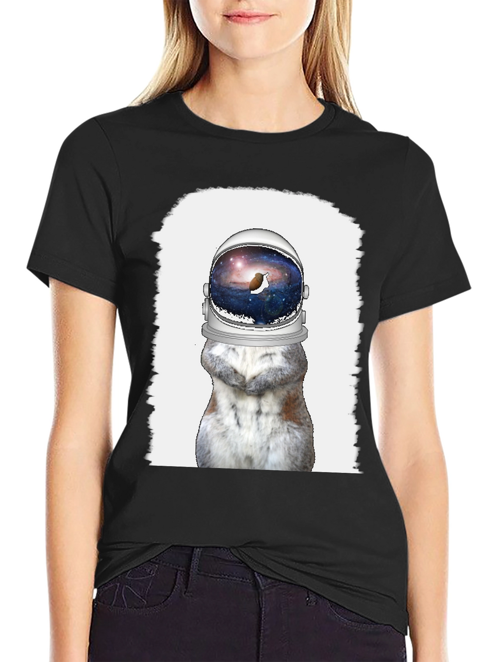 Astronaut Rabbit Graphic Tee