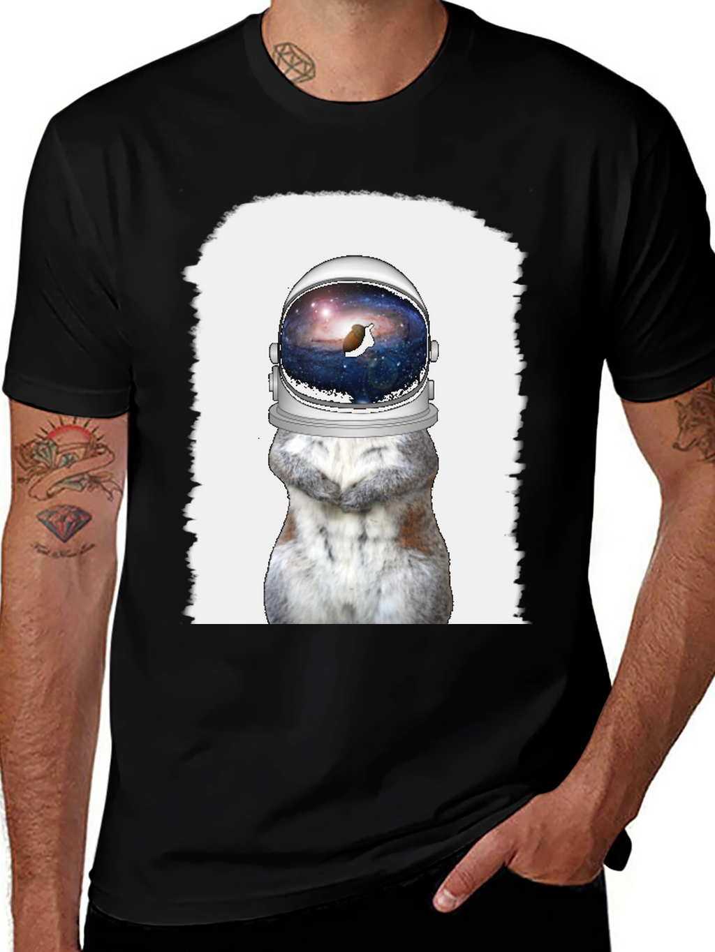 Astronaut Rabbit Graphic Tee